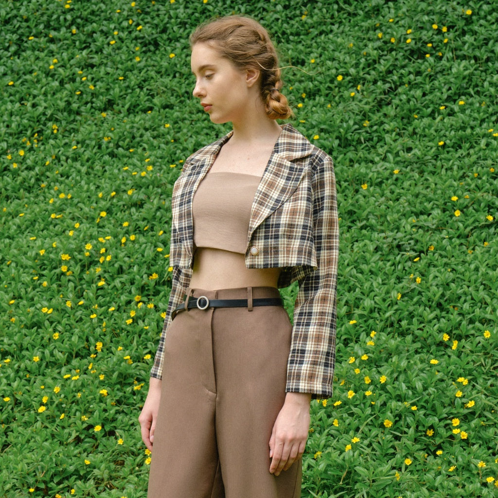 Lolliestory Maeve Plaid Blazer