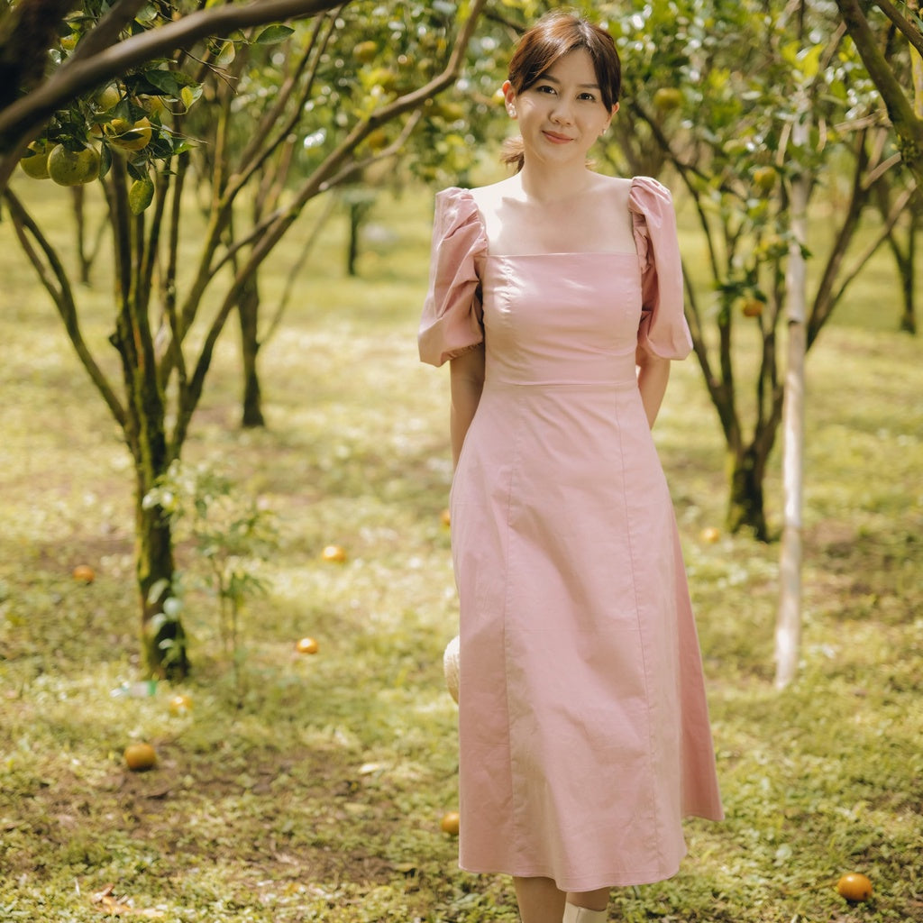 Lolliestory Hibiscus Midi Dress