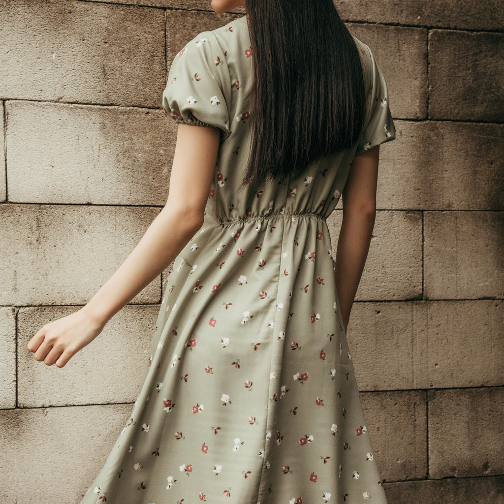 Lolliestory Daphne Pattern Midi Dress