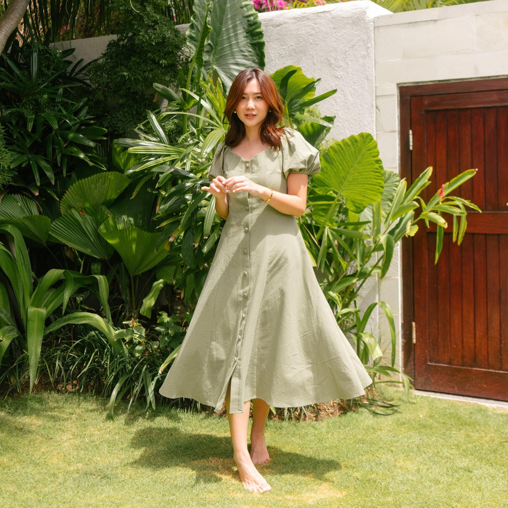 Lolliestory Emilia Cotton Midi Dress