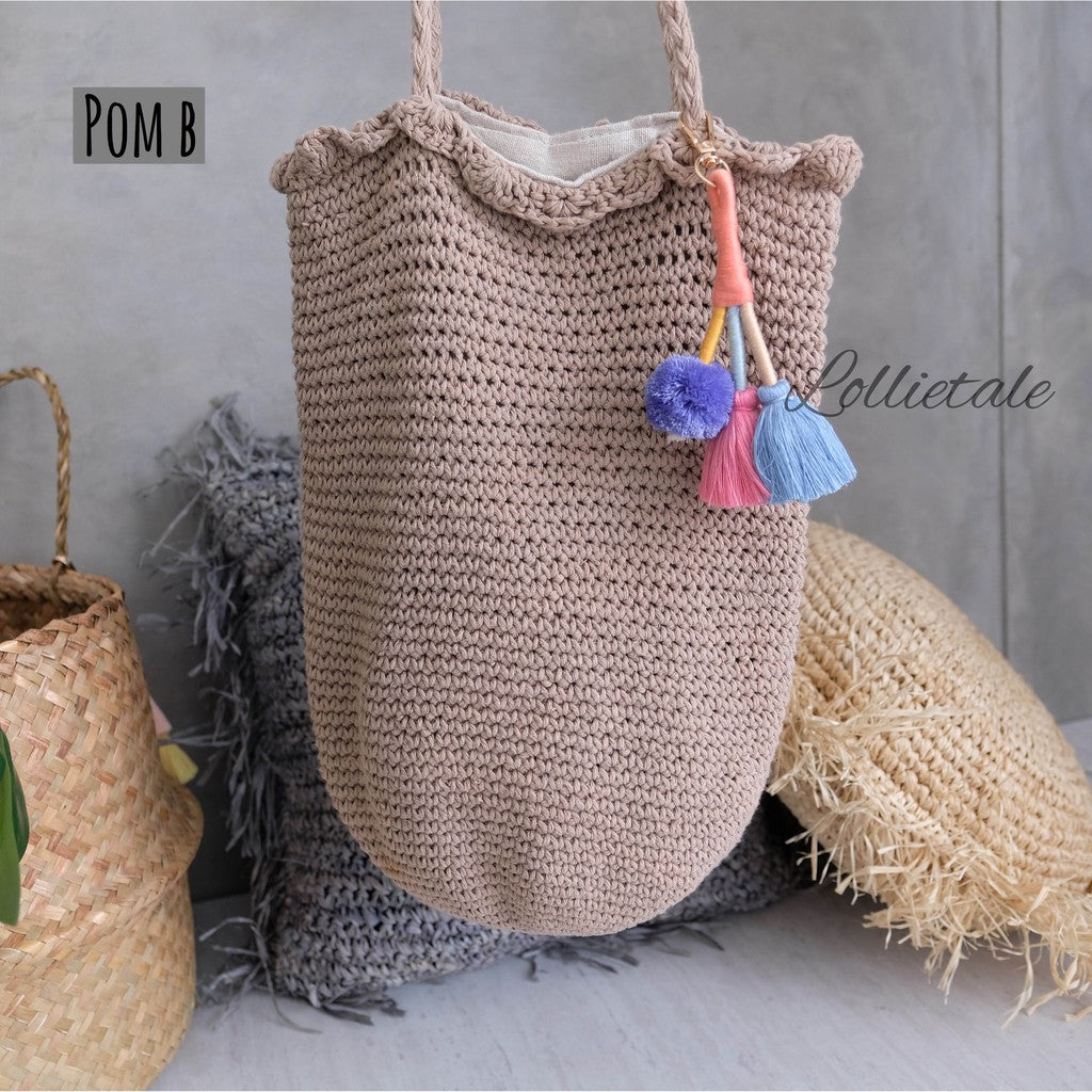 Lollietale Pom Pom Gantungan Kunci