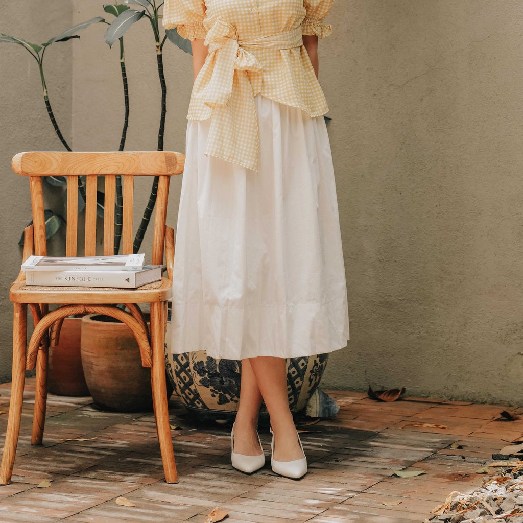 Lolliestory Pari Cotton Midi Skirt