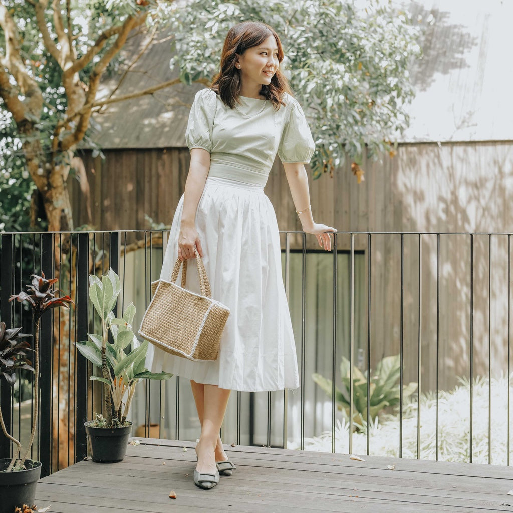 Lolliestory Pari Cotton Midi Skirt