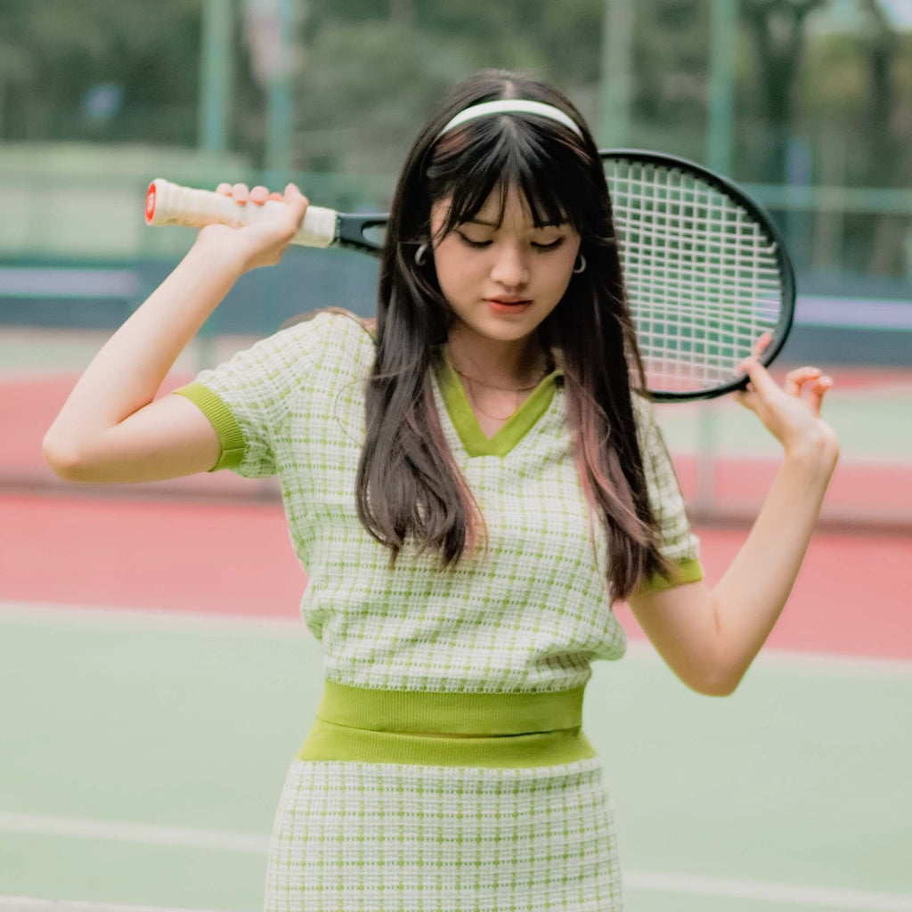 Lolliestory Crunchy Knit Crop Top