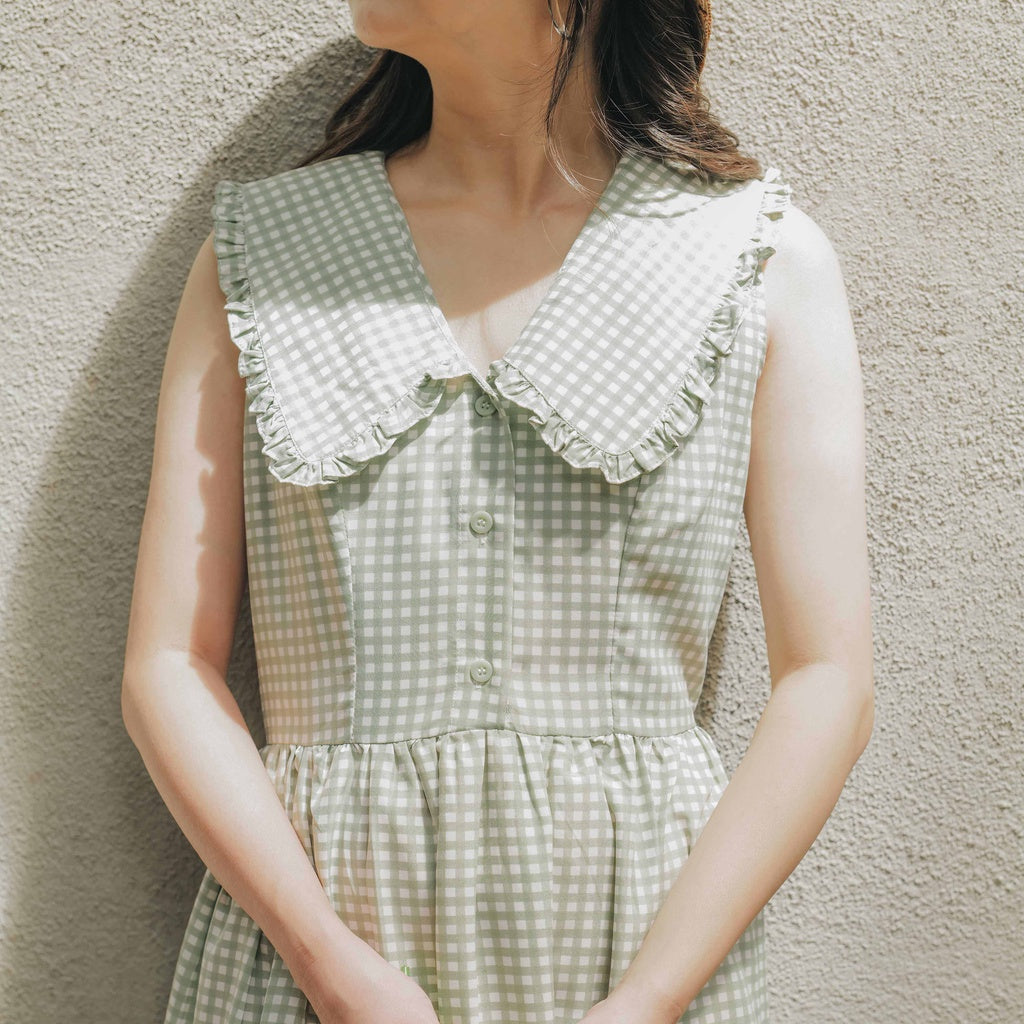 Lolliestory Leolia Colar Midi Dress