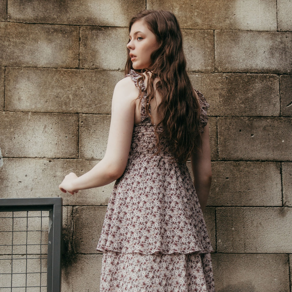 Lolliestory Freesia Floral Midi Dress