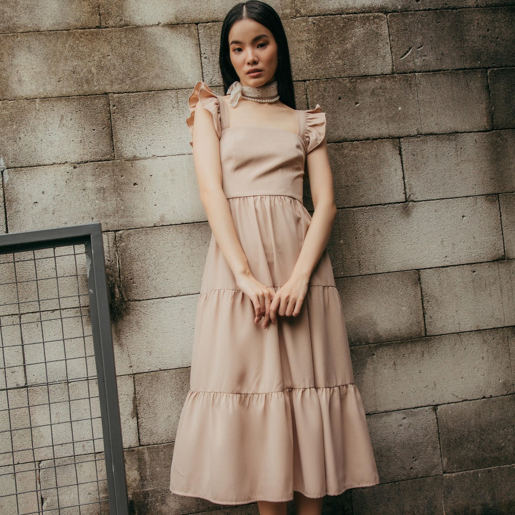 Lolliestory Ailyn Flare Midi Dress
