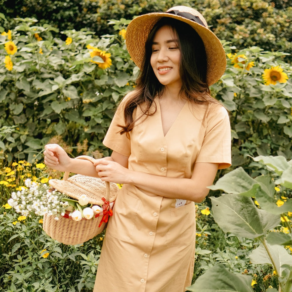 Lolliestory Raelynn Cotton Midi Dress