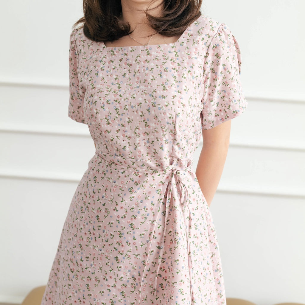Lolliestory Carmeline Pattern Midi Dress