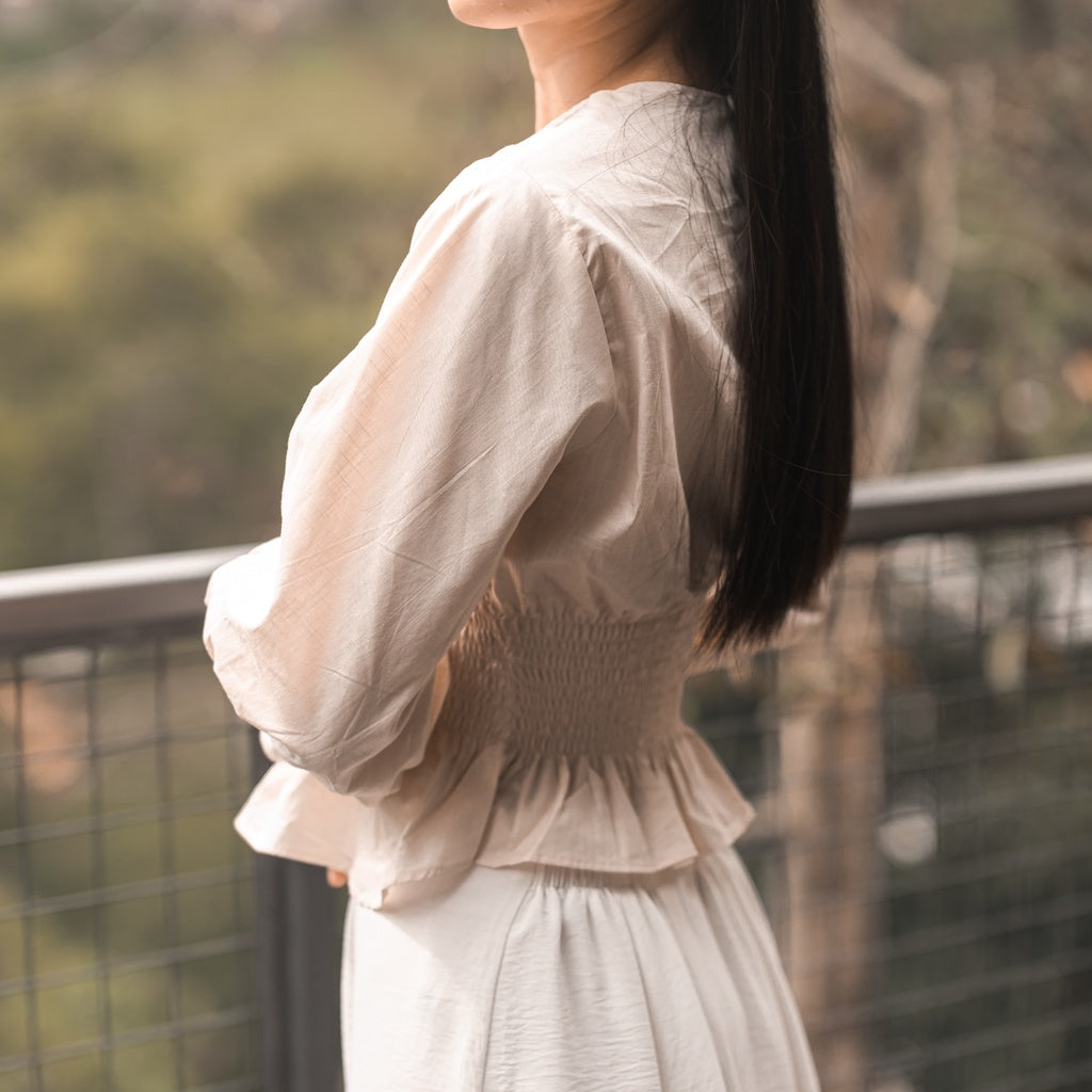 Lolliestory Ciara Cotton Peplum Top