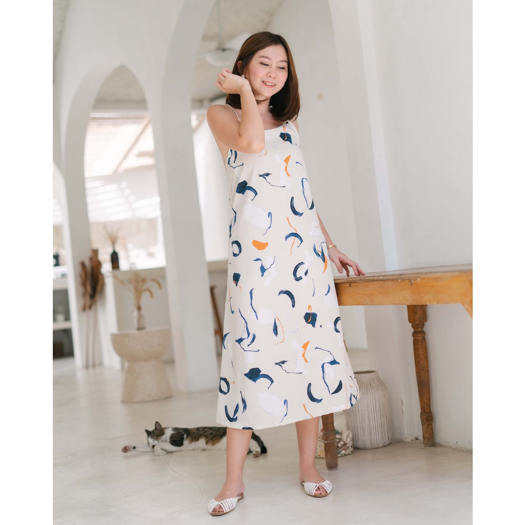Lolliestory Rhesa Cotton Midi Dress