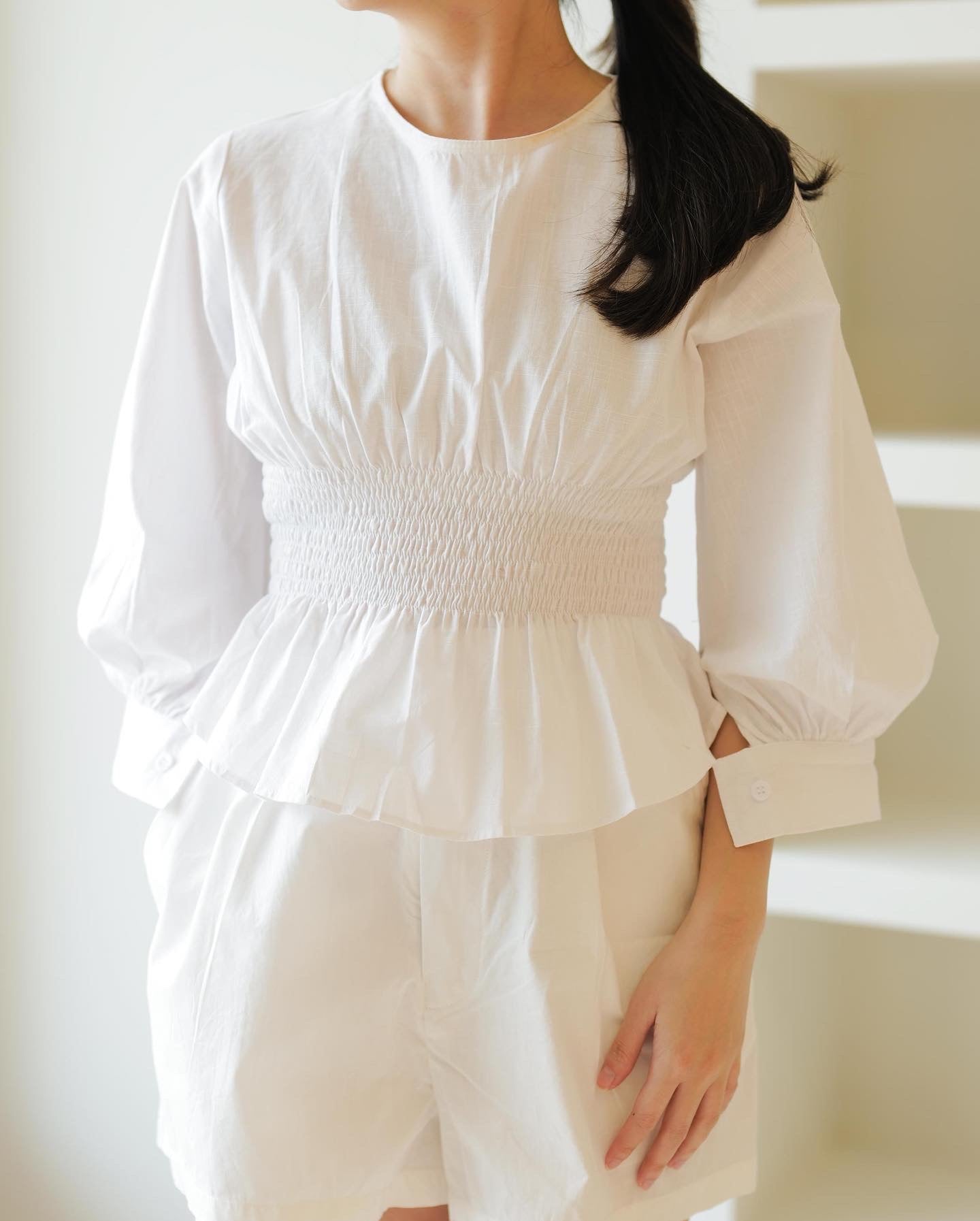 Lolliestory Ciara Cotton Peplum Top