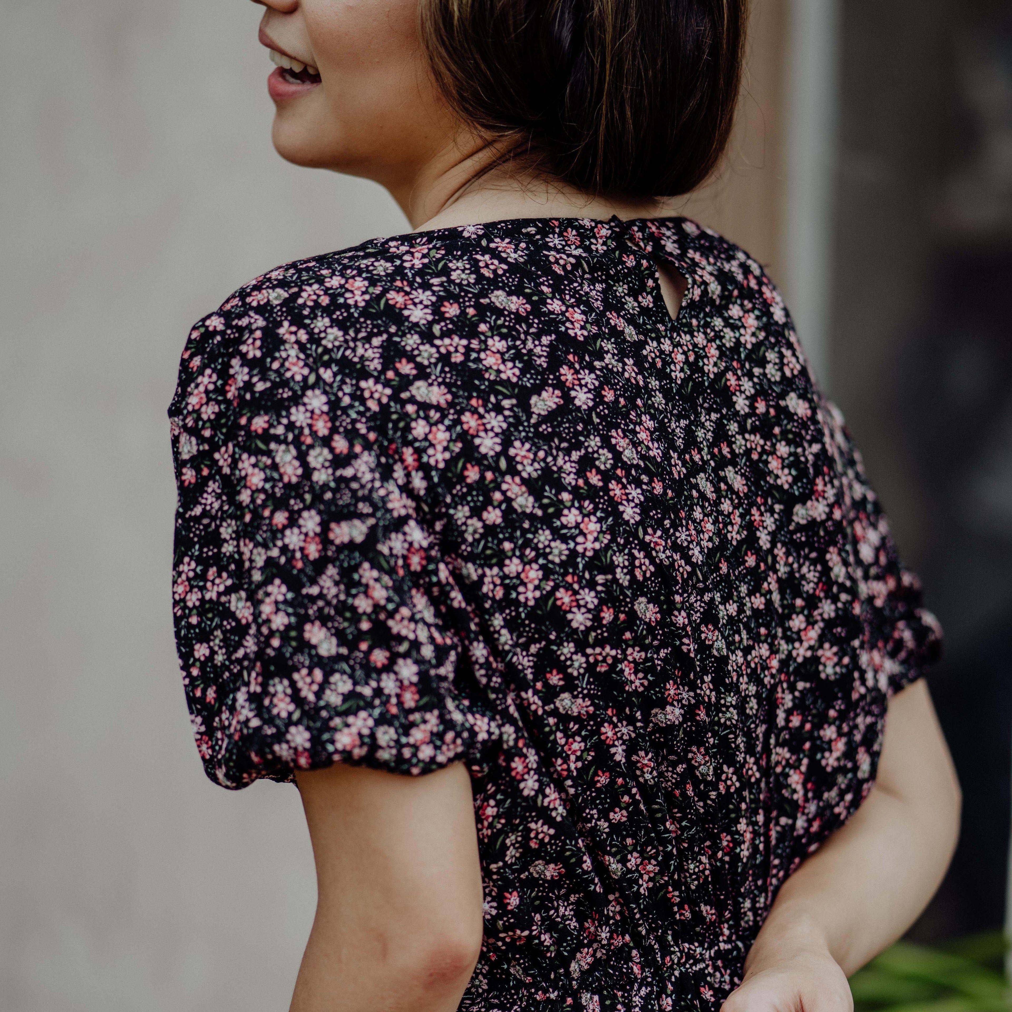 Misha Simple Midi Dress - Lolliestory