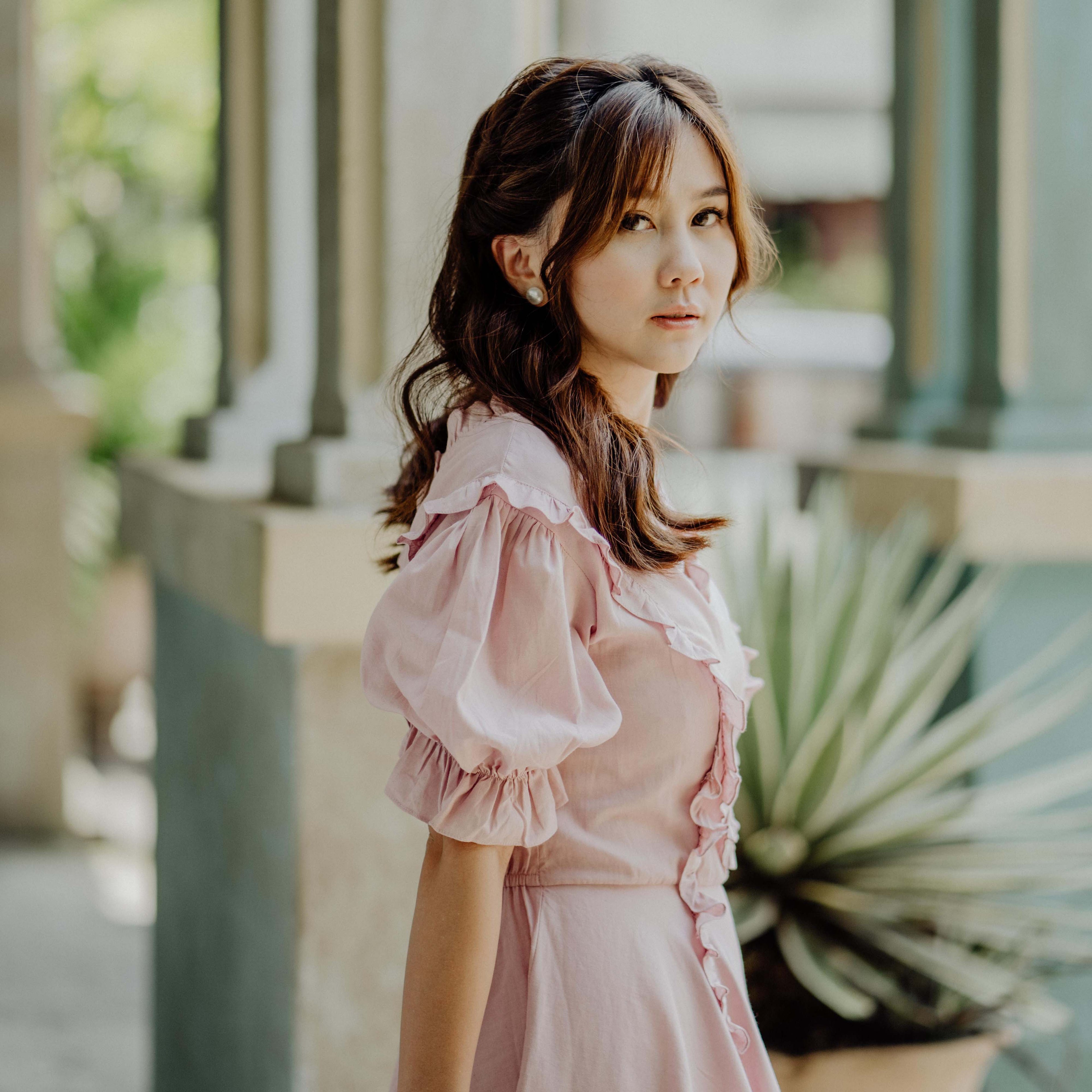 Lolliestory Bernadette Ruffle Cotton Dress - Lolliestory