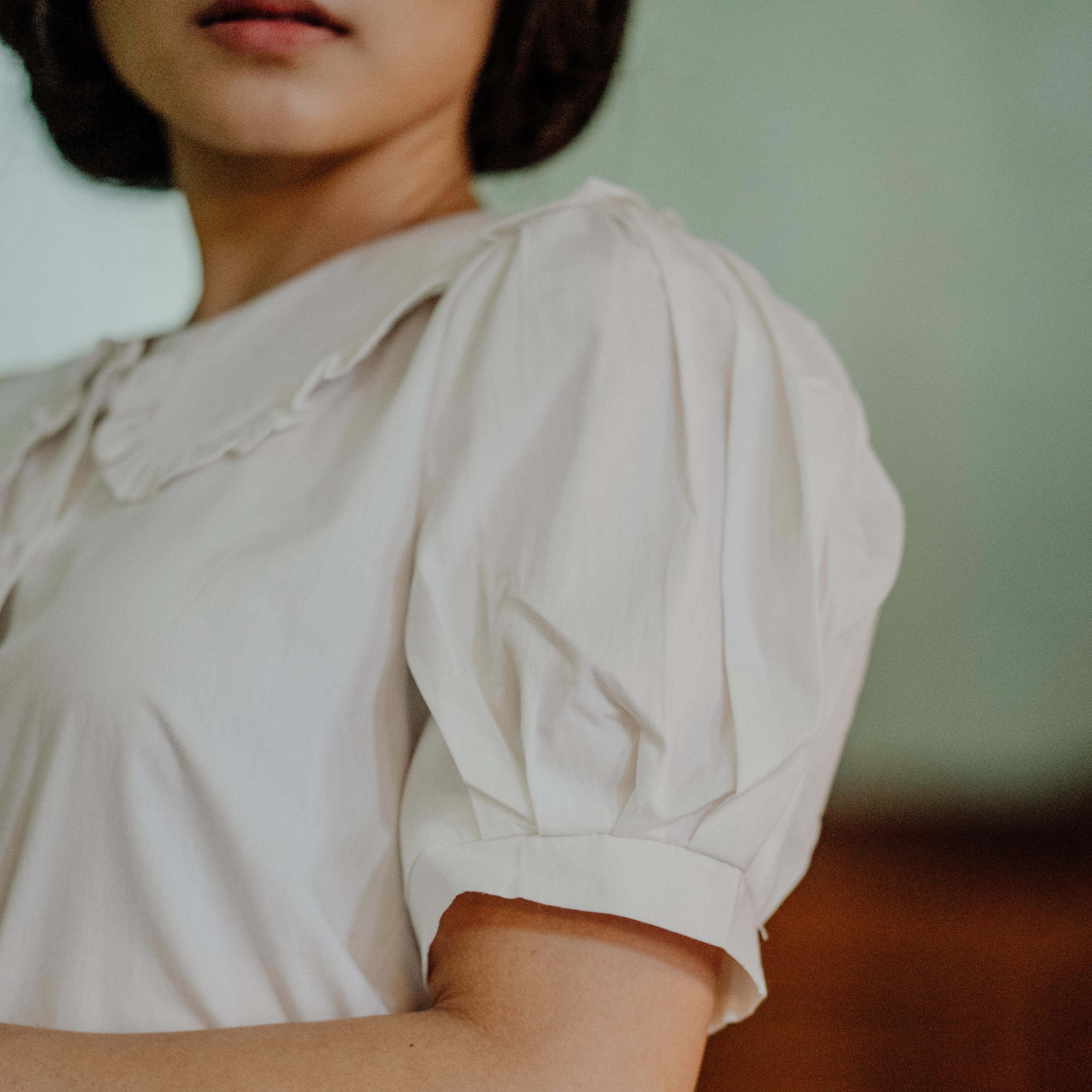 Bebe Cotton Collar Top - Lolliestory