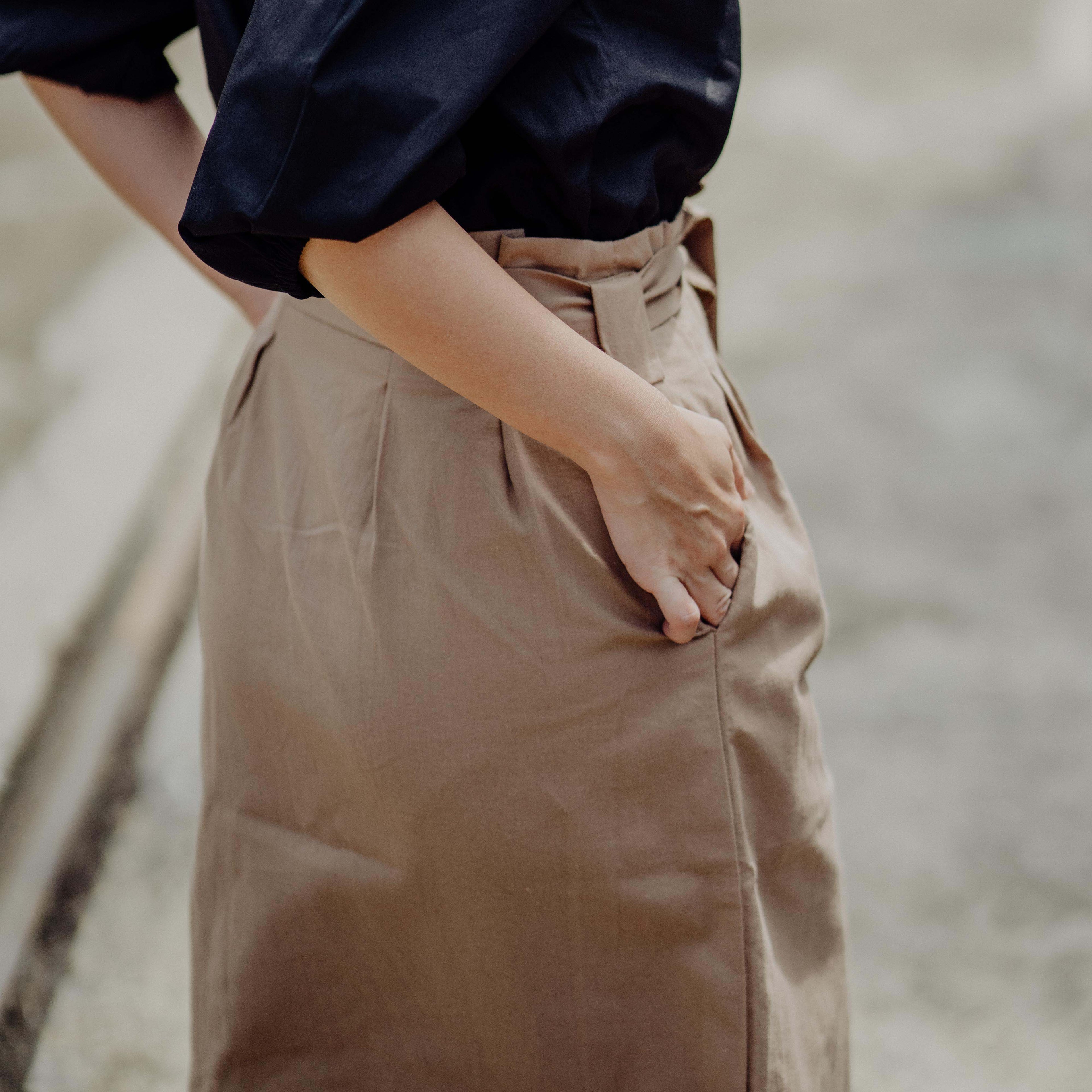 Lolliestory Venetta Cotton Midi Skirt - Lolliestory