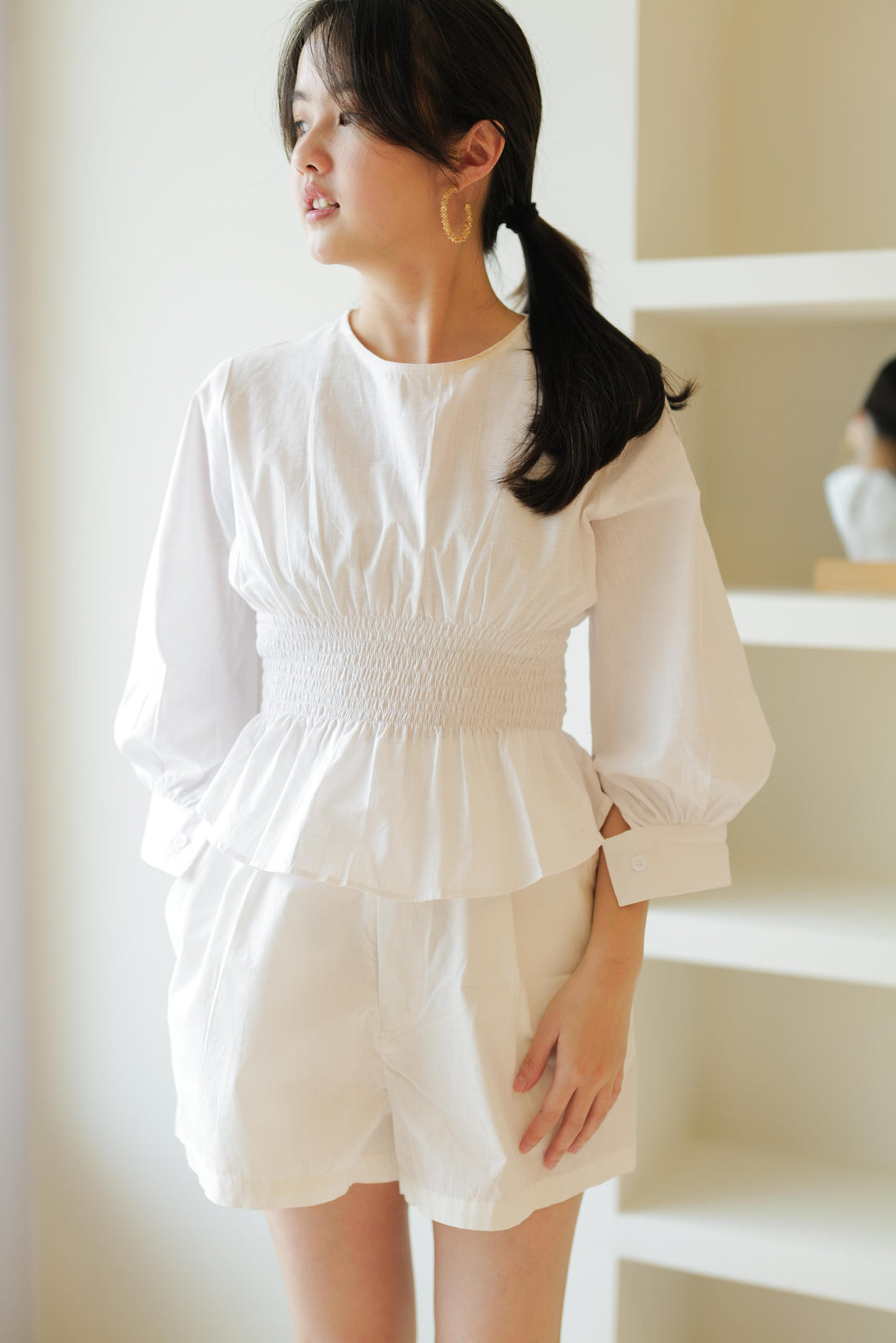 Lolliestory Ciara Cotton Peplum Top