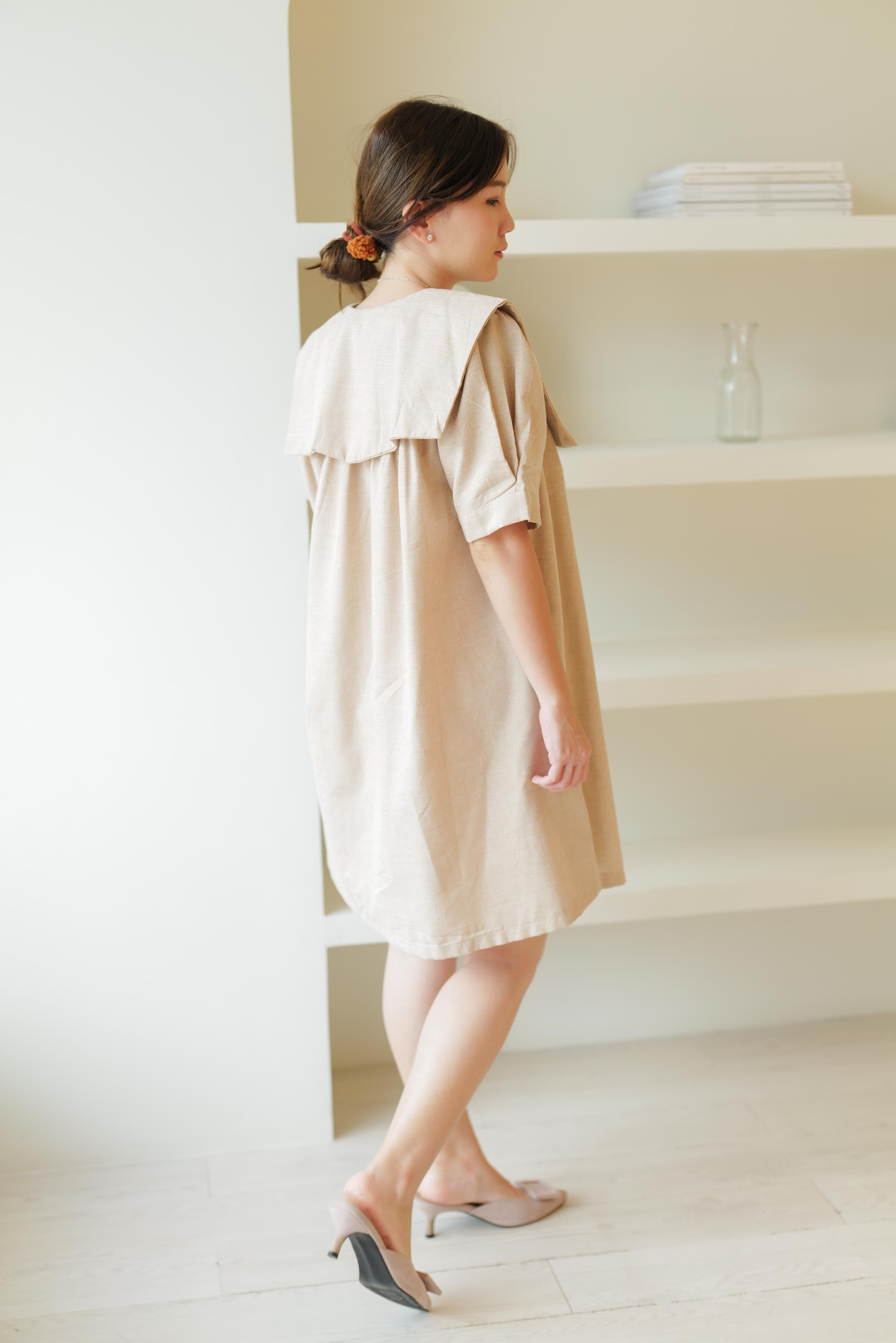 Lolliestory Aldyna Collar Mini Dress