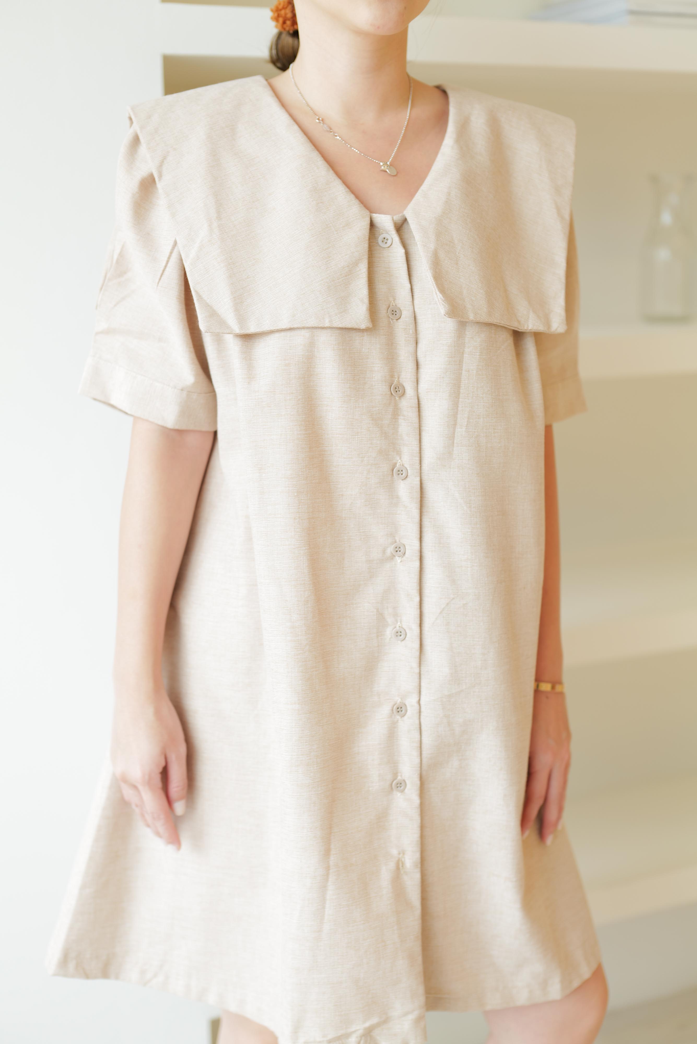 Lolliestory Aldyna Collar Mini Dress
