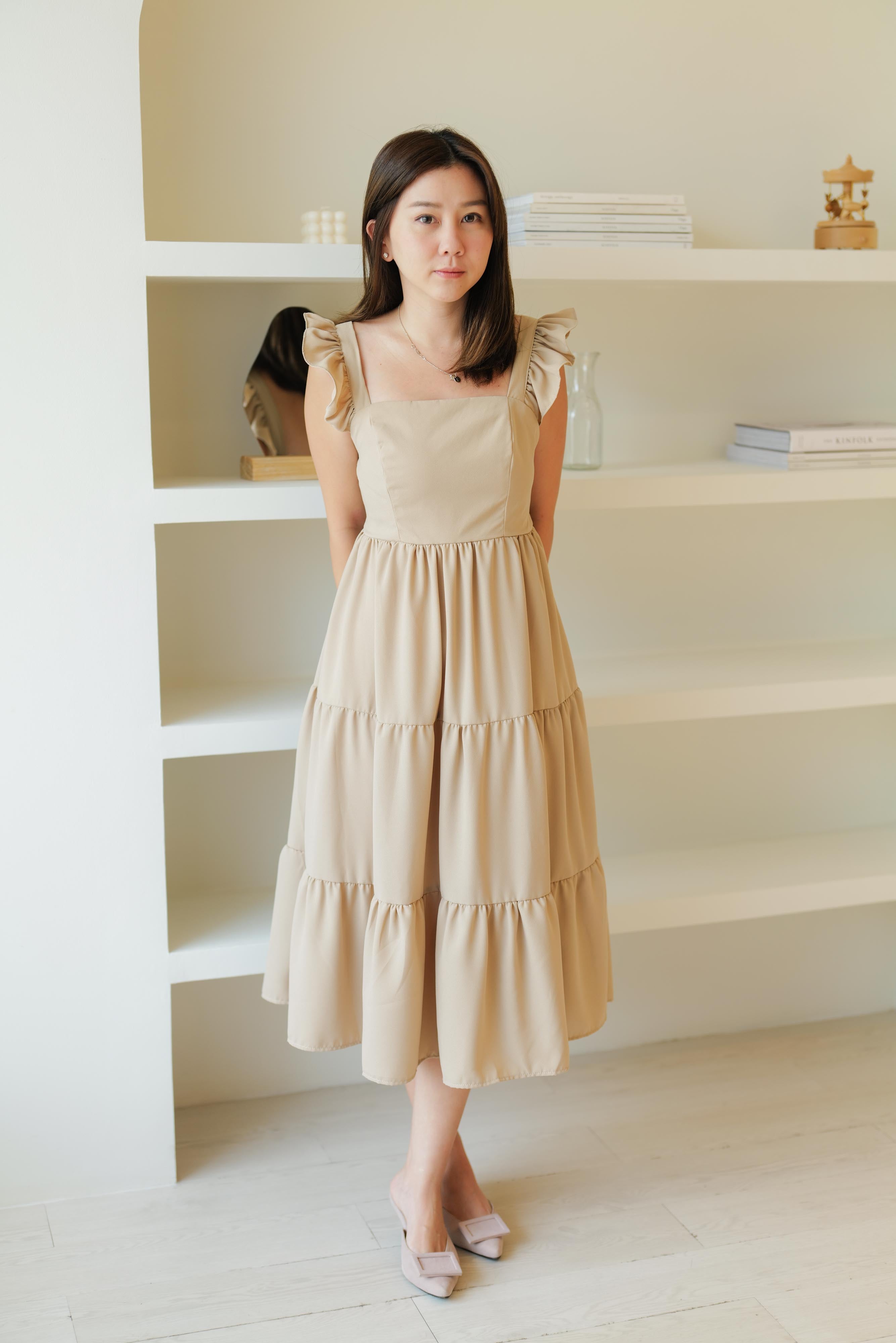 Lolliestory Ailyn Flare Midi Dress
