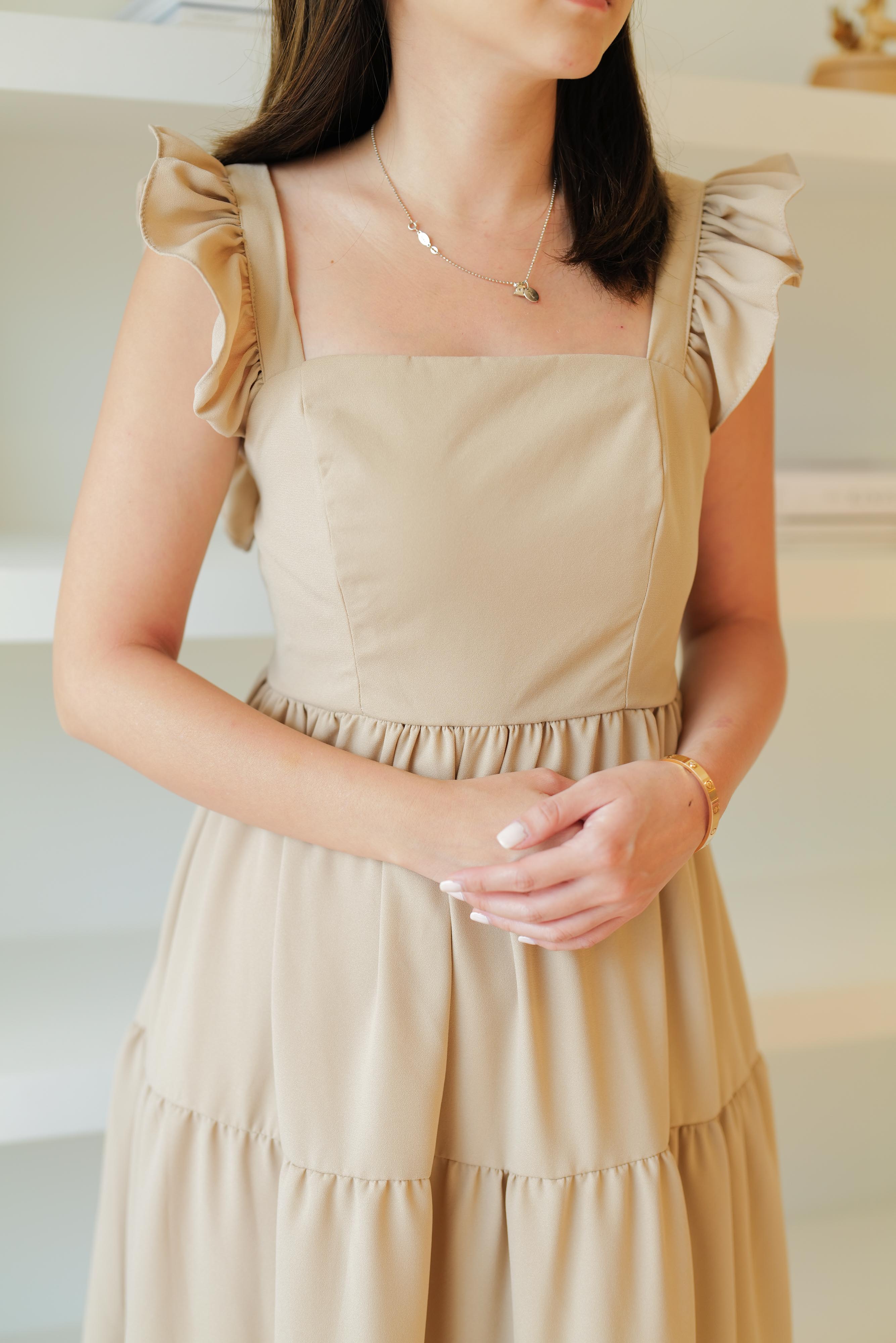 Lolliestory Ailyn Flare Midi Dress
