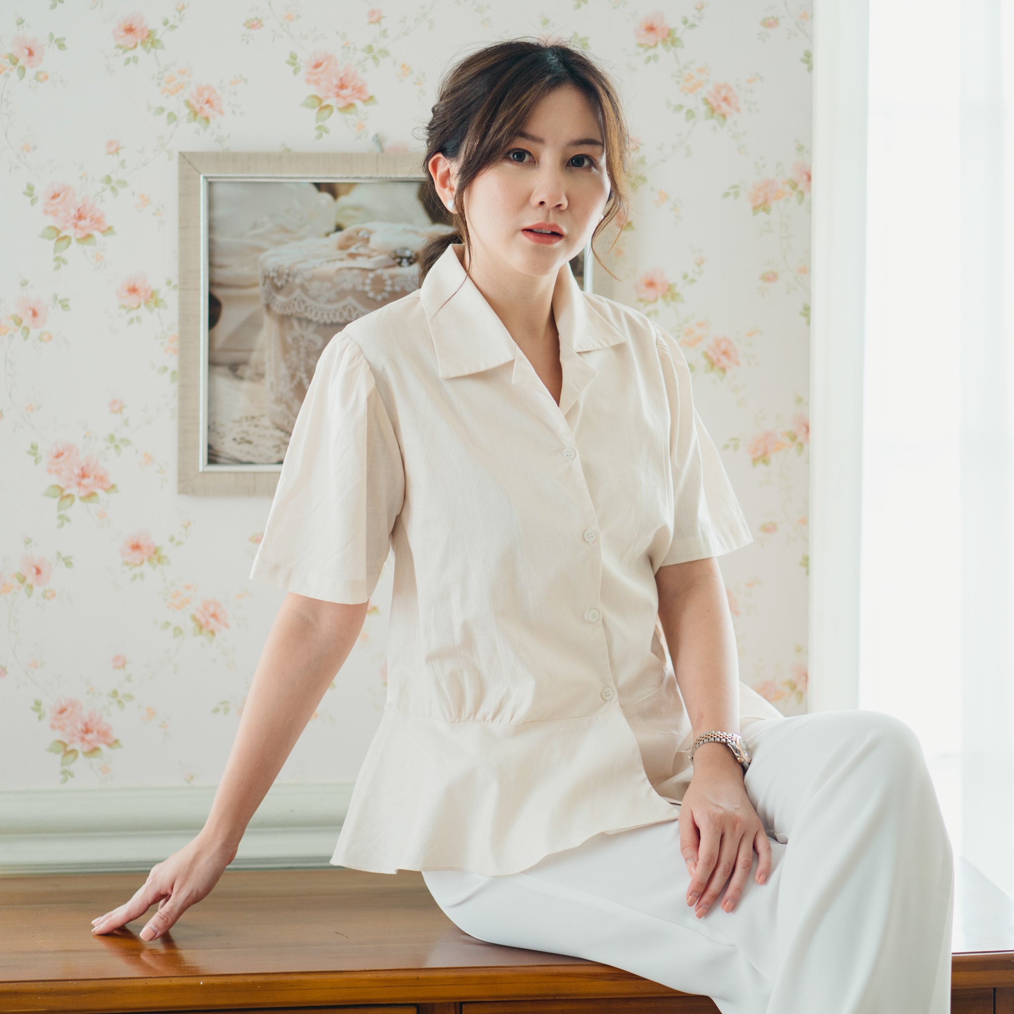Lolliestory Maura Peplum Shirt