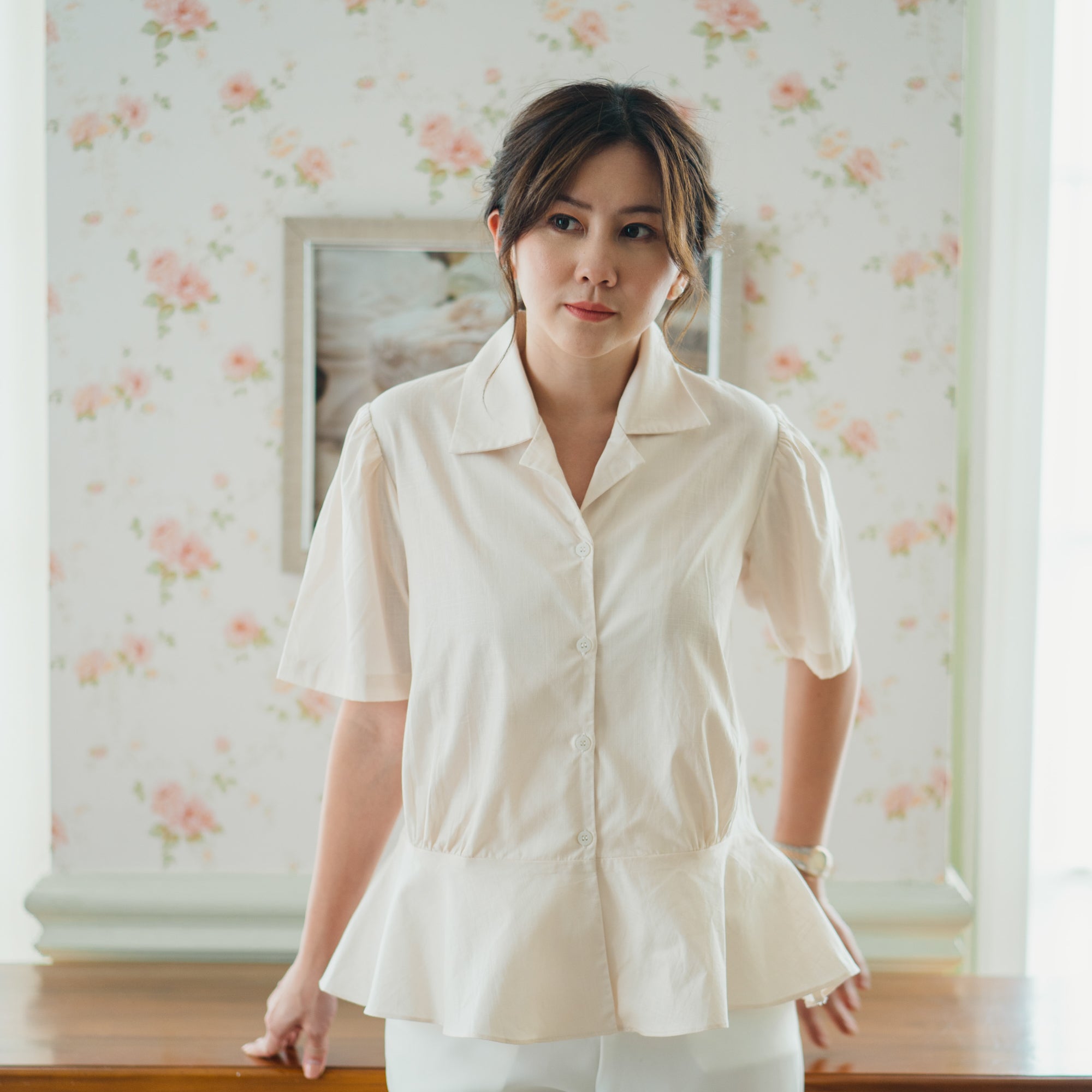 Lolliestory Maura Peplum Shirt