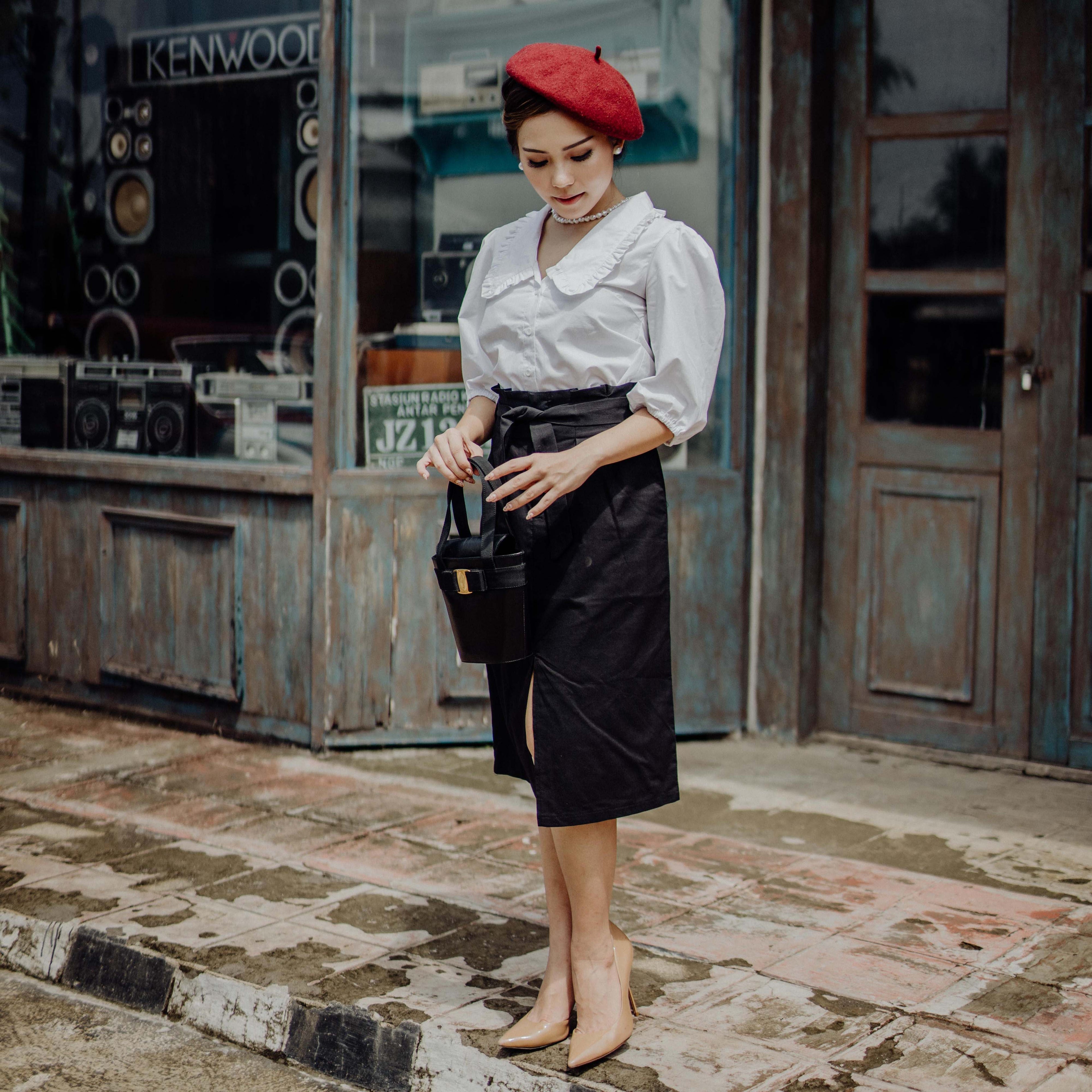 Lolliestory Venetta Cotton Midi Skirt - Lolliestory