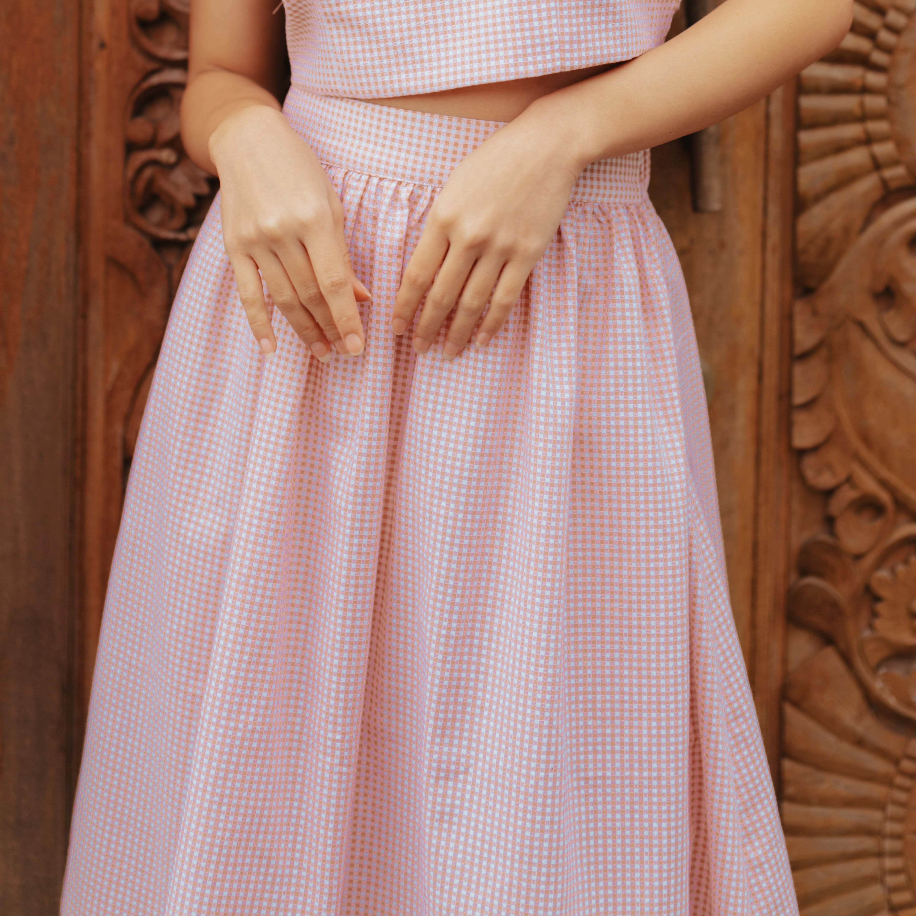 Lolliestory Pari Cotton Midi Skirt