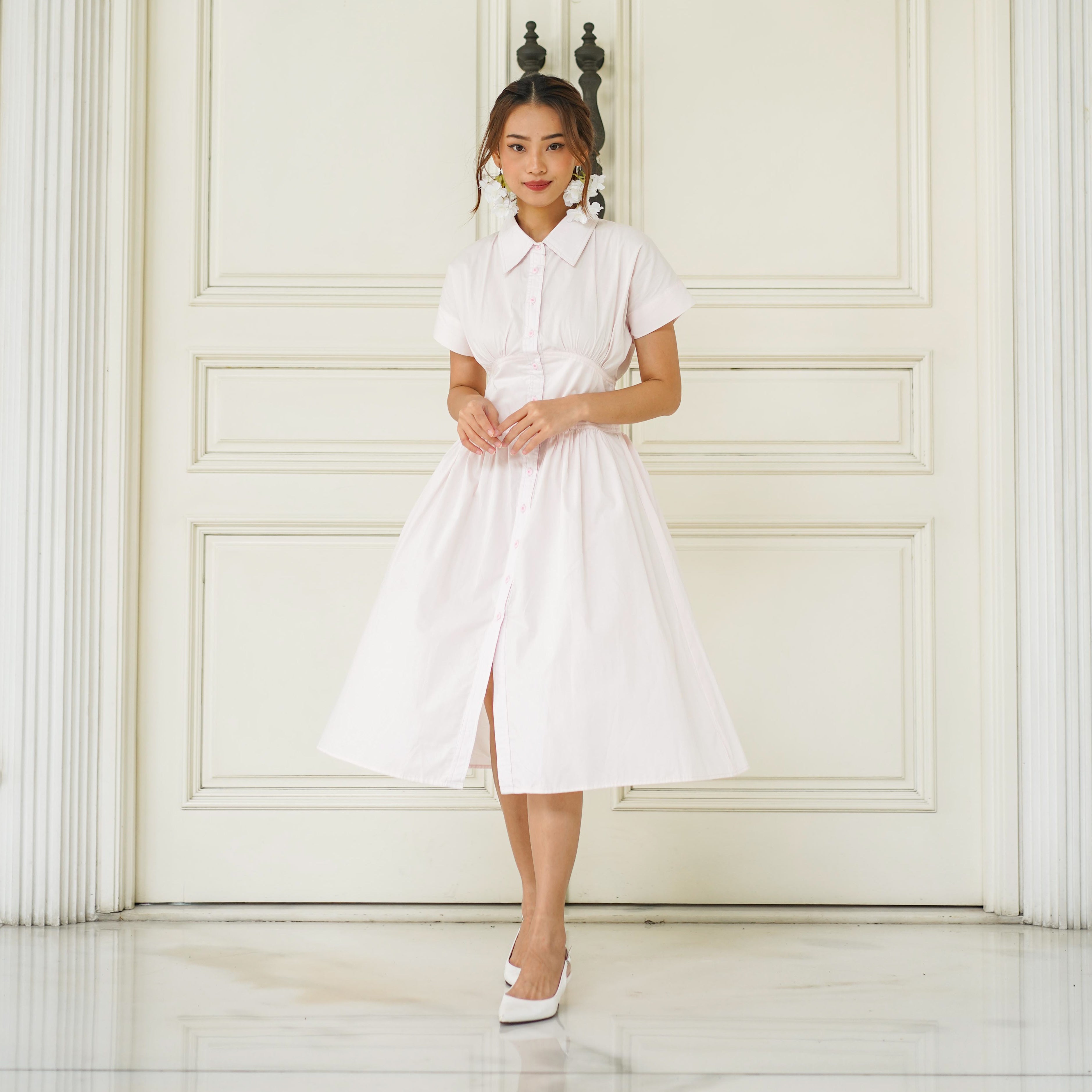 Lolliestory Kalyn Simple Midi Dress