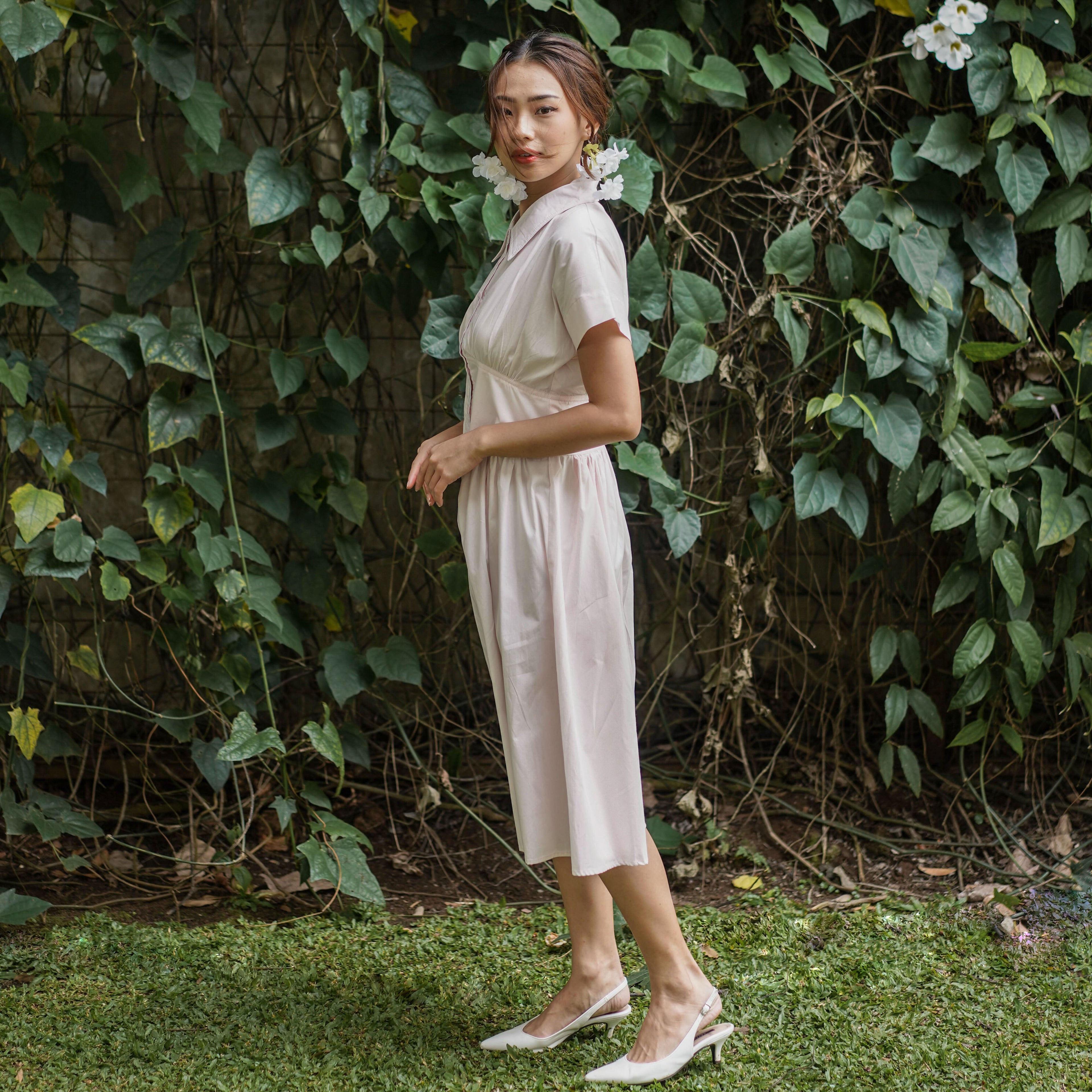 Lolliestory Kalyn Simple Midi Dress
