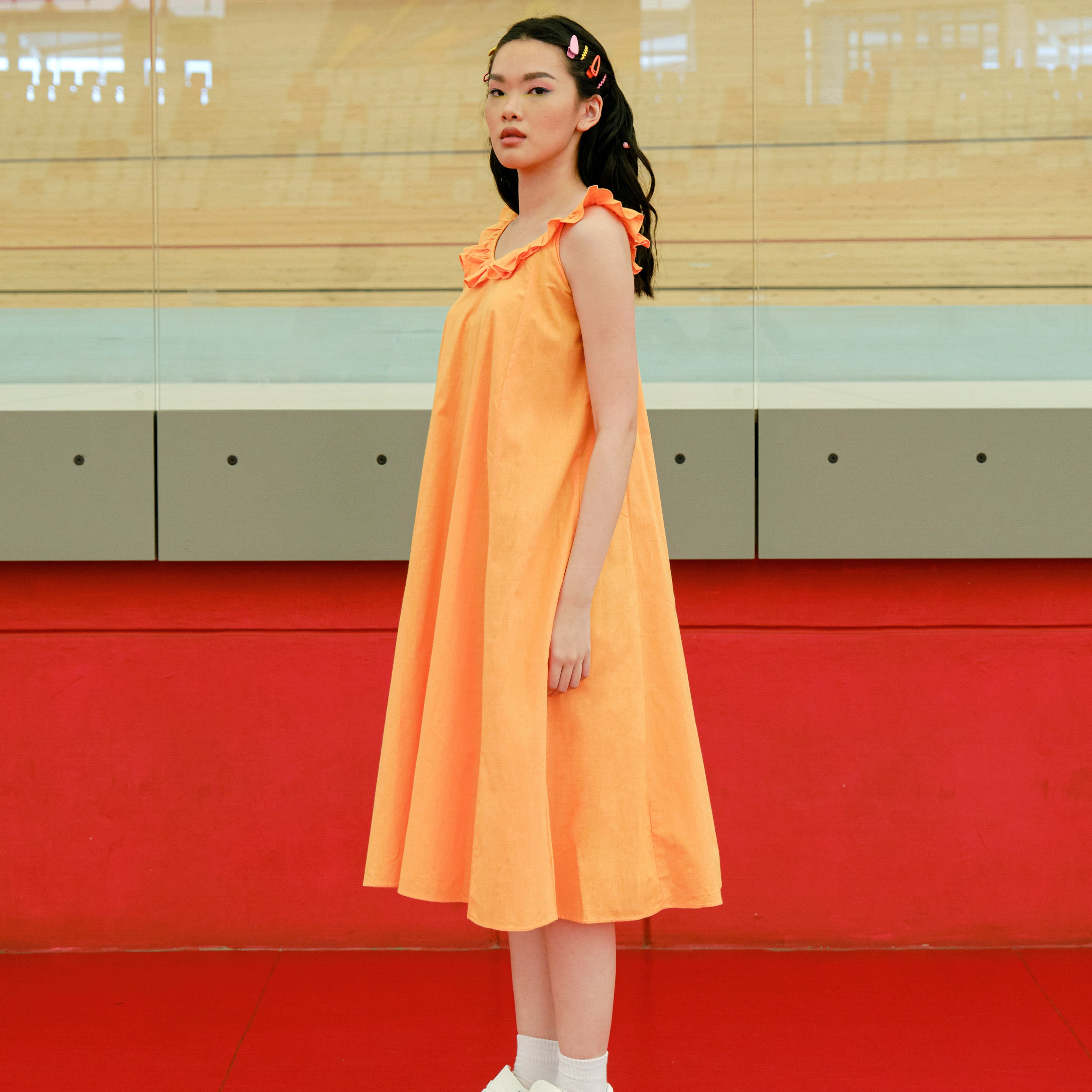 Lolliestory Russell Cotton Midi Dress