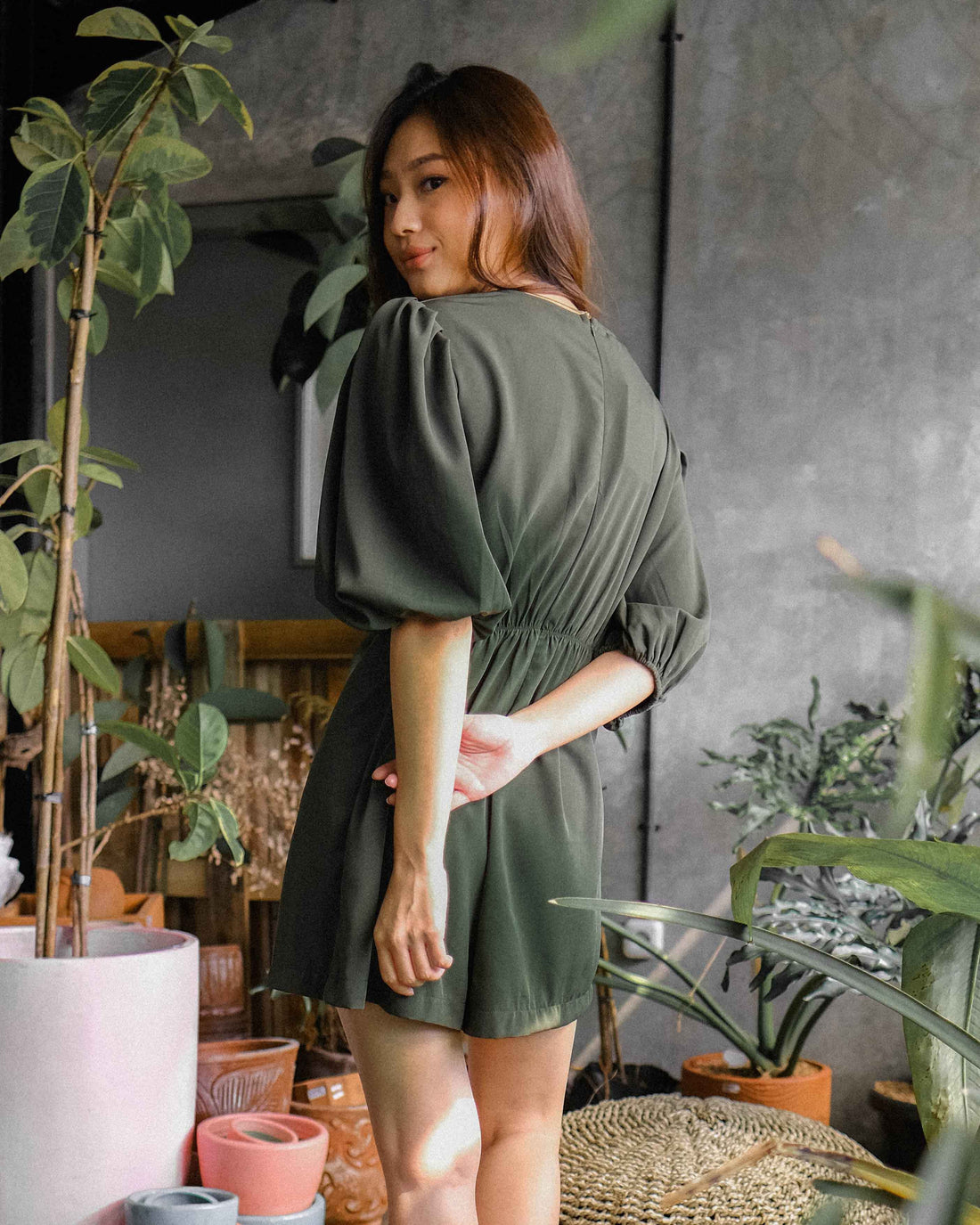 Evonne Simple Short Jumpsuit