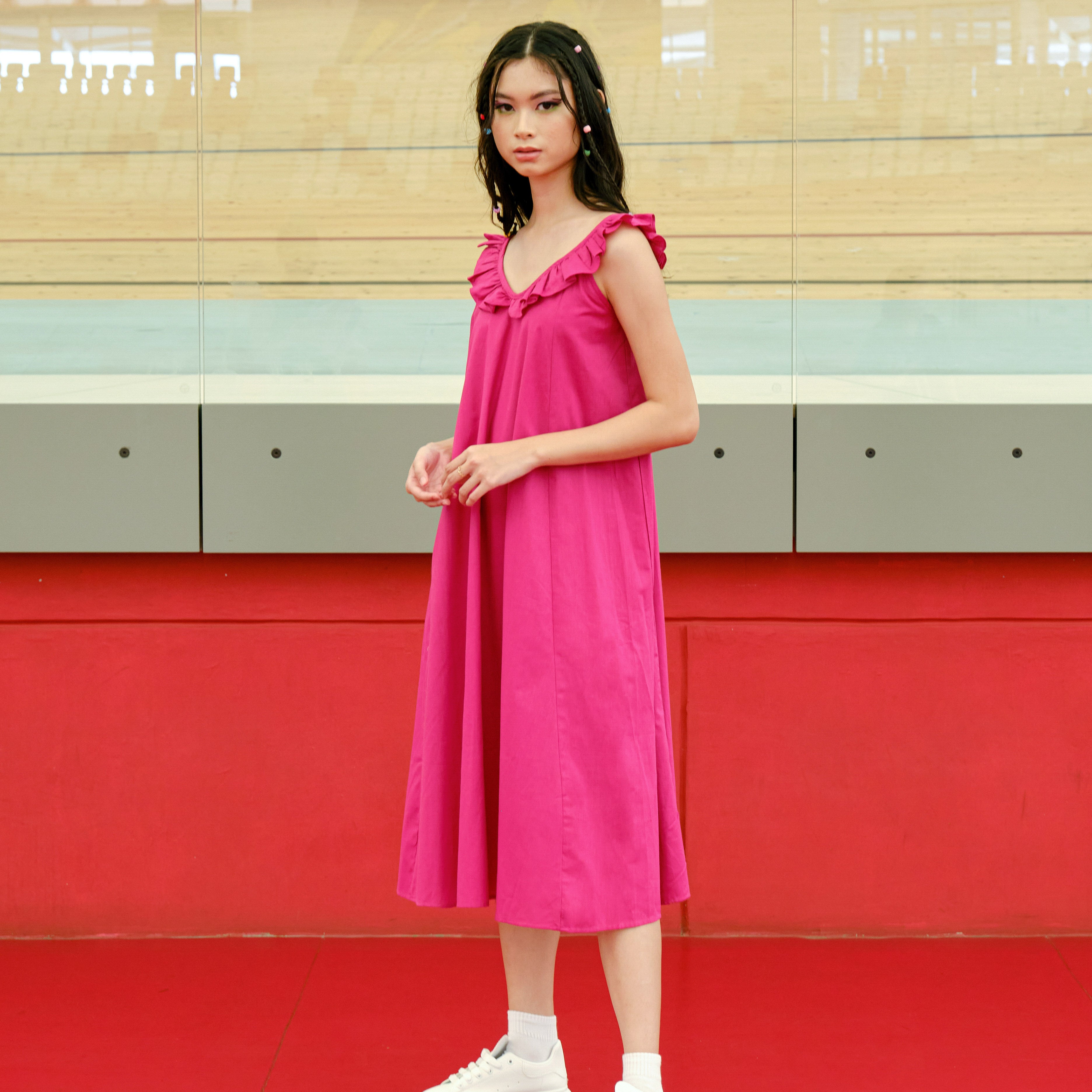 Lolliestory Russell Cotton Midi Dress