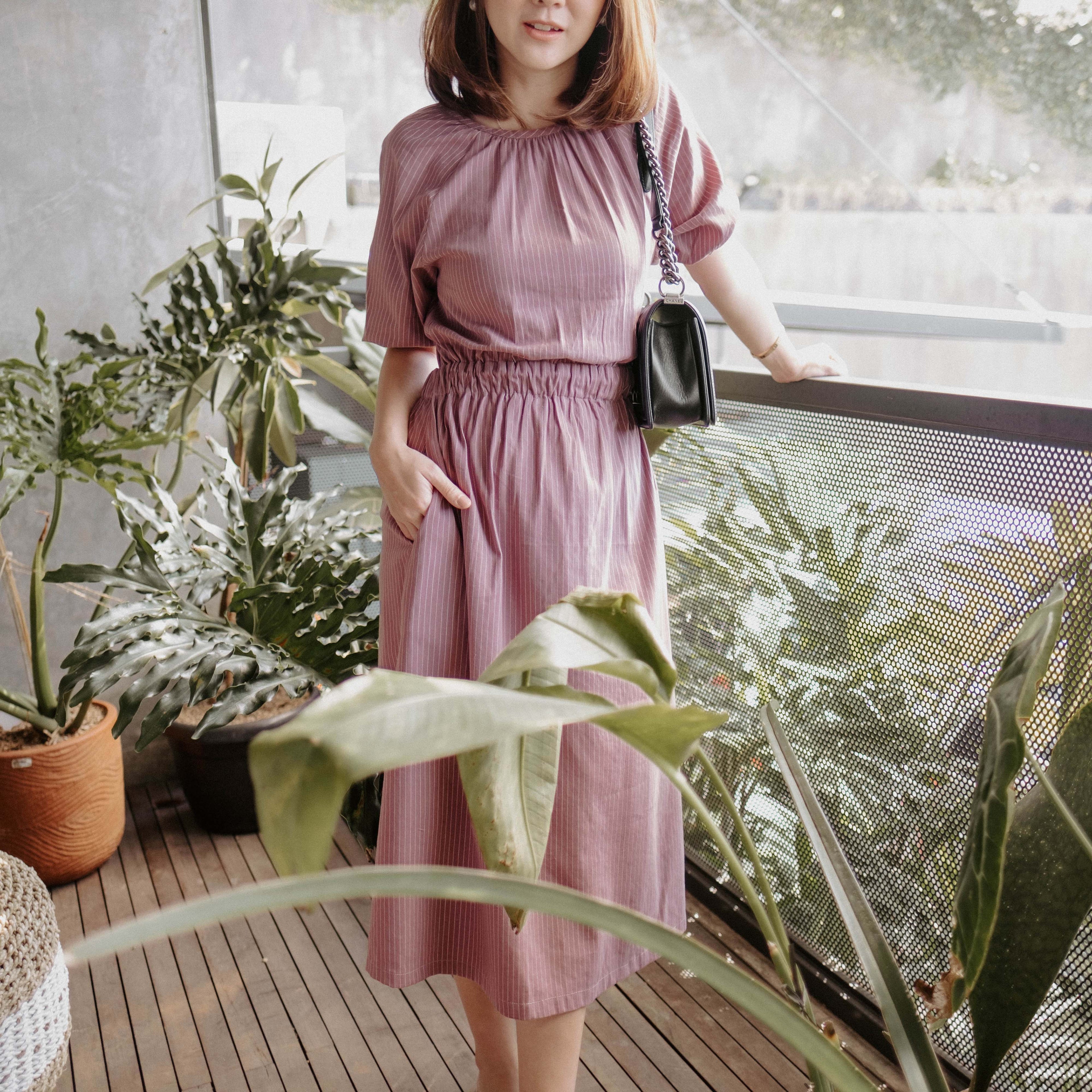 Lauretta Korean Midi Dress