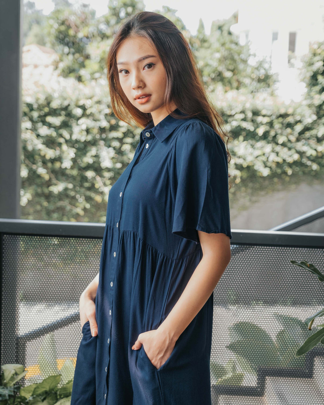 Lolliestory Gesa Simple Midi Dress