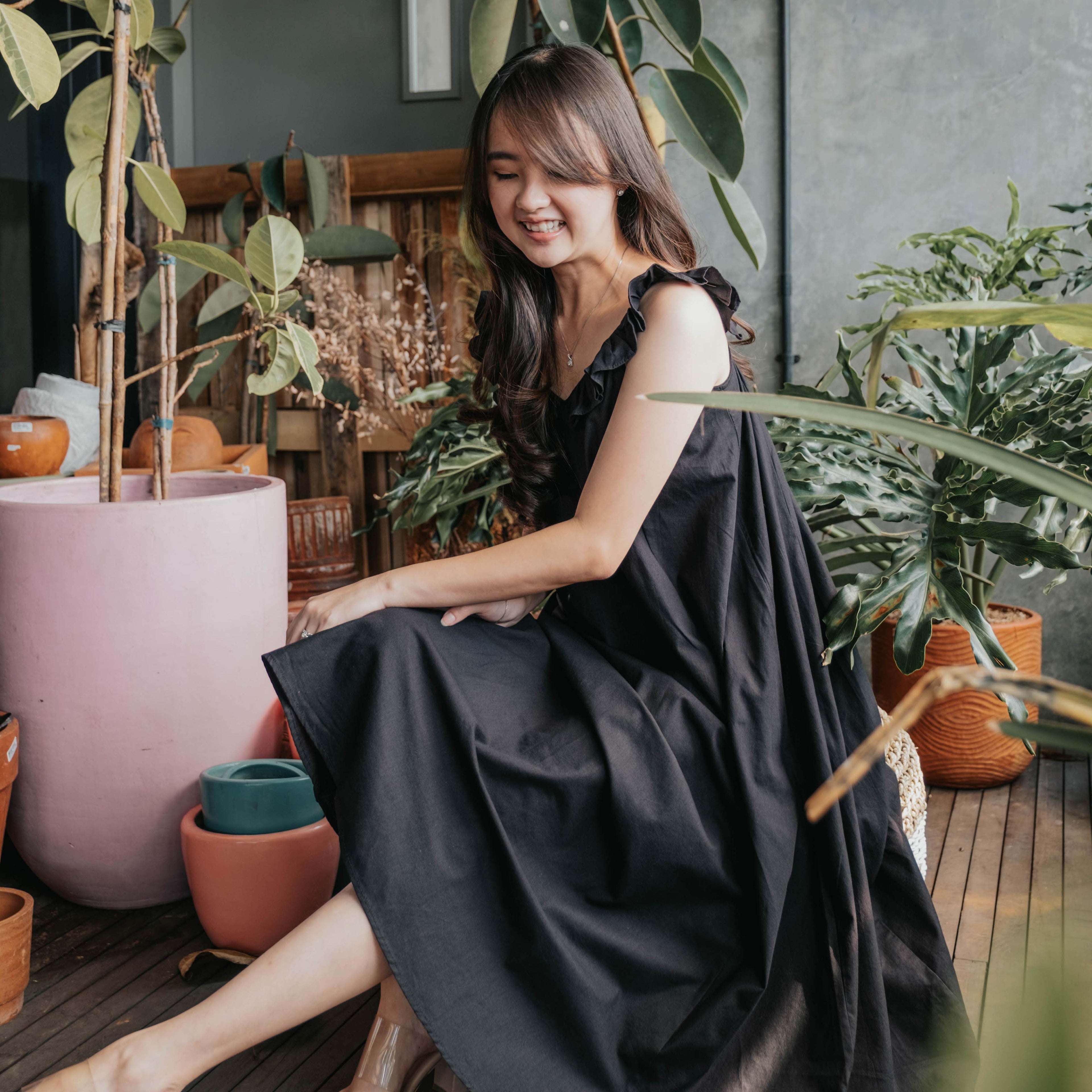 Lolliestory Russell Cotton Midi Dress