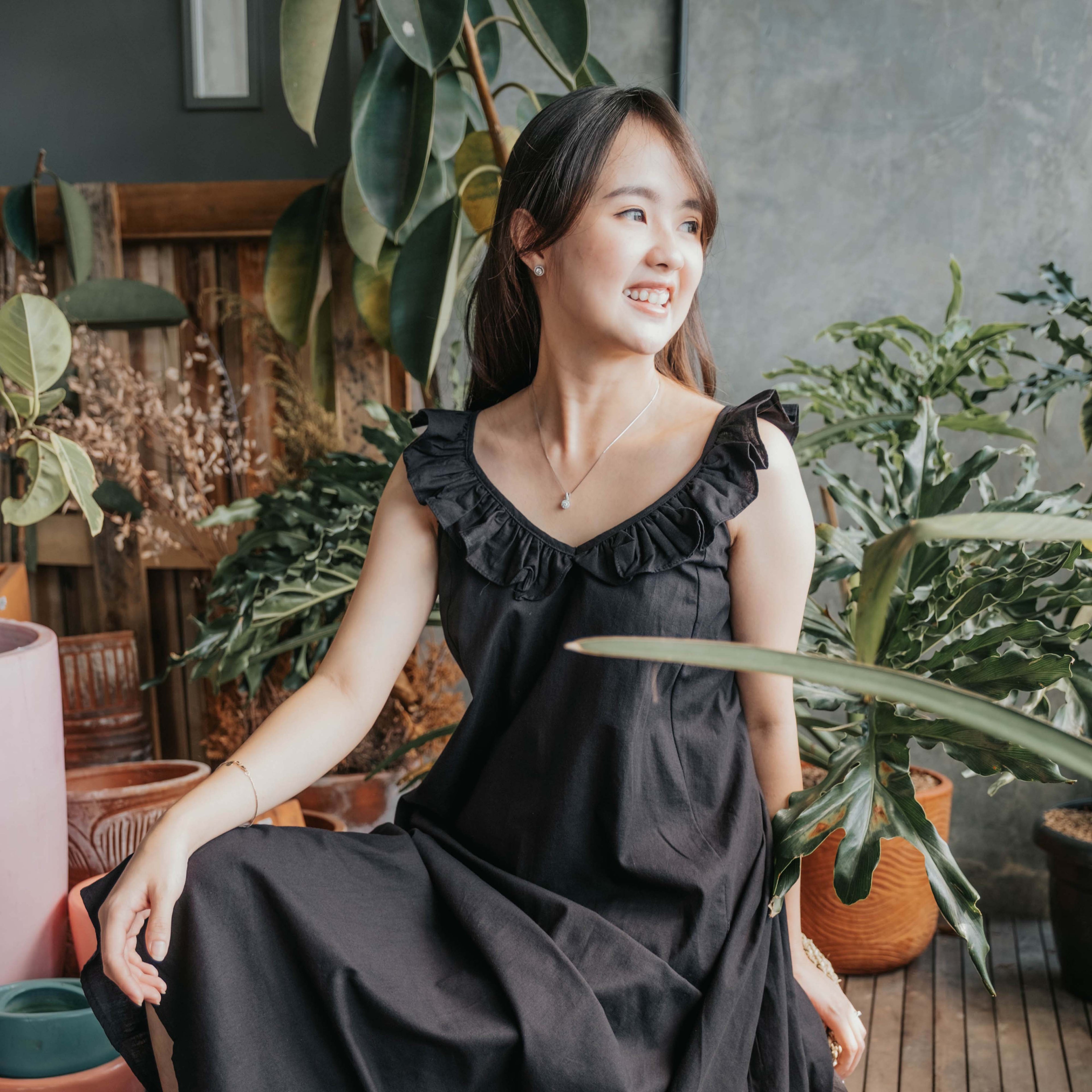 Lolliestory Russell Cotton Midi Dress