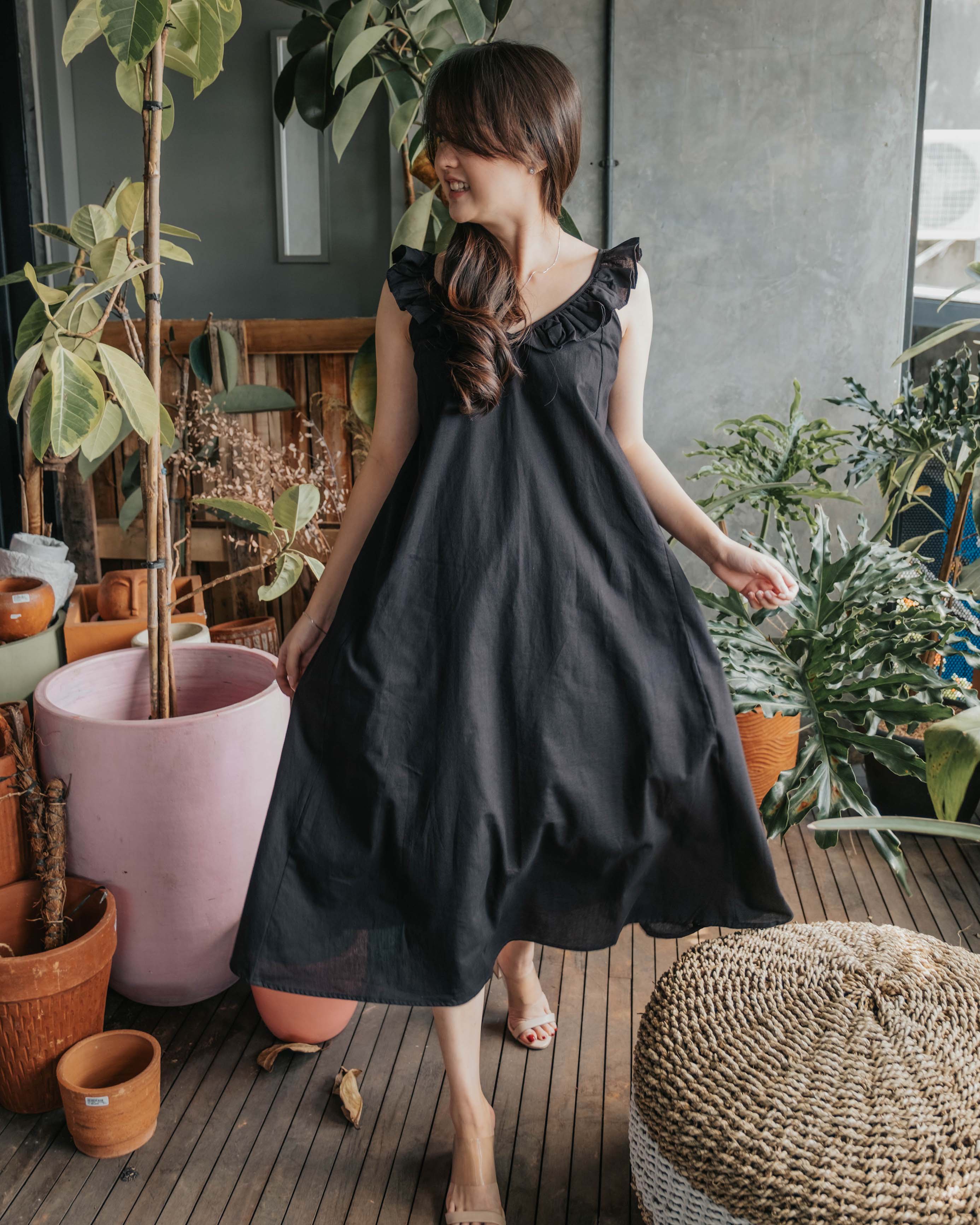Lolliestory Russell Cotton Midi Dress
