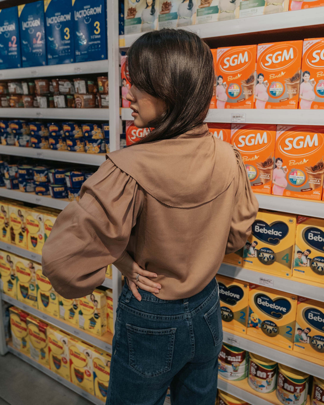 Sloan Simple Long-Sleeves Top