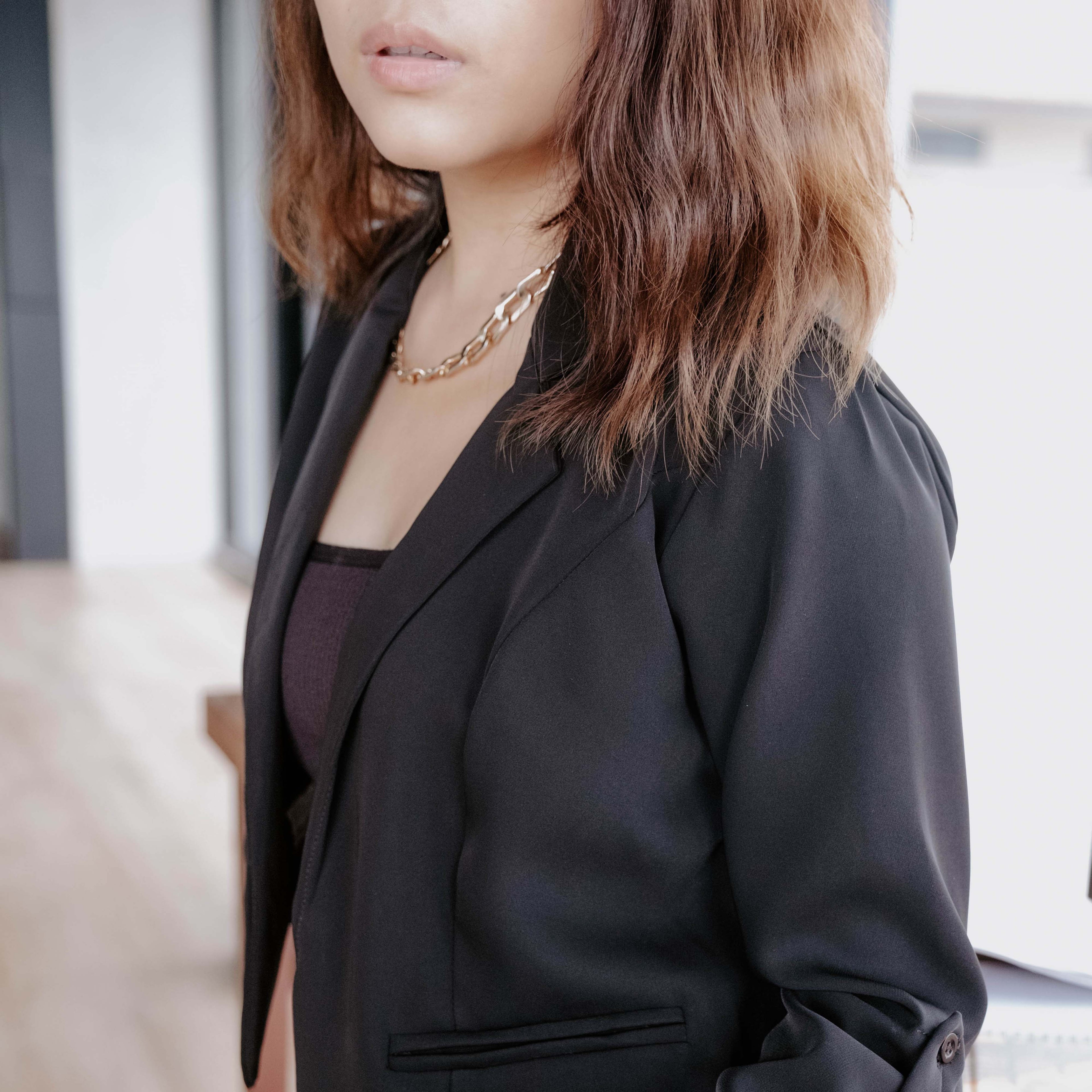 Lolliestory Mauria Premium Crop Blazer