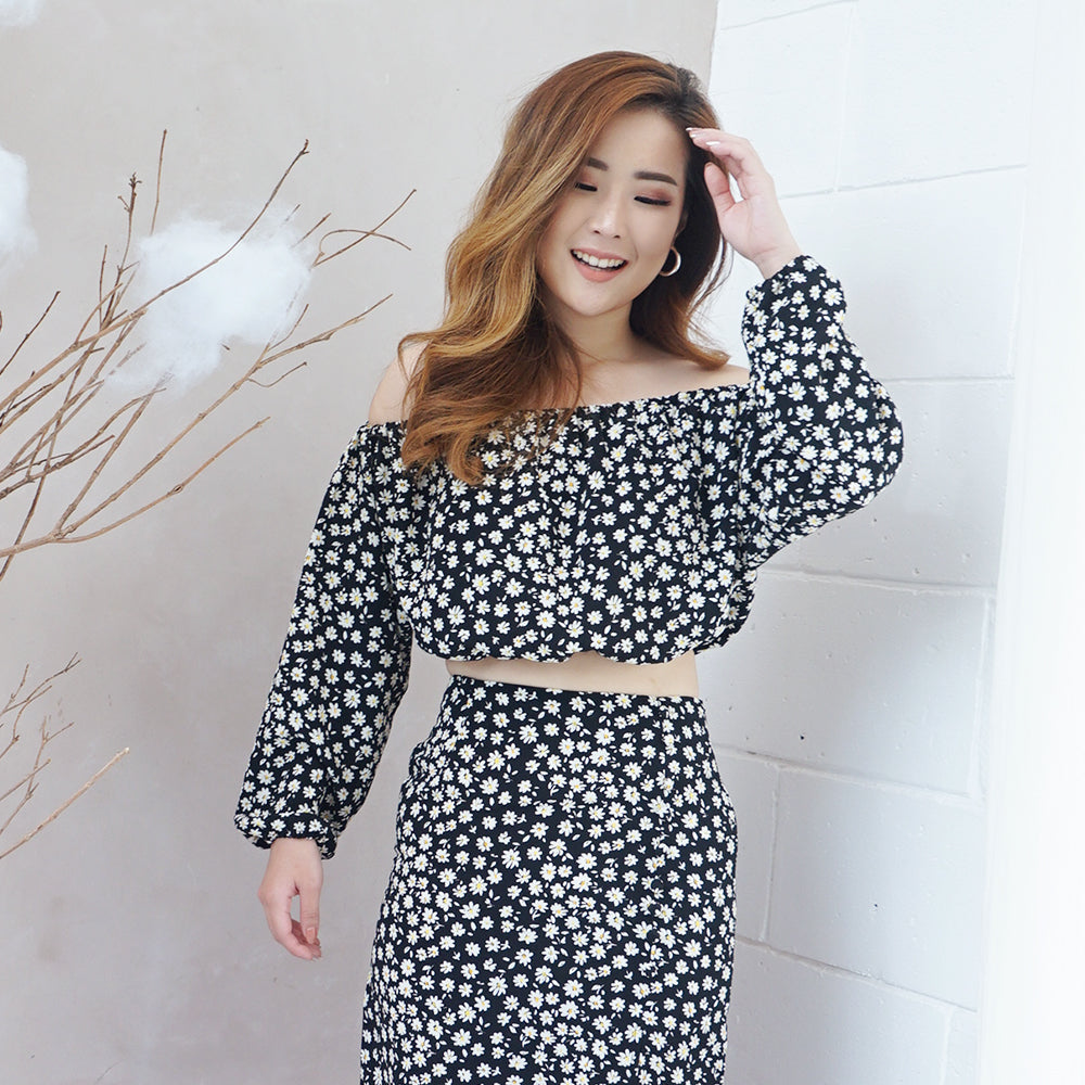 Daisy Cotton Crop Top - Lolliestory