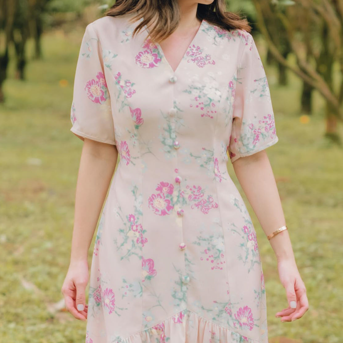 Lolliestory Geranium Midi Dress