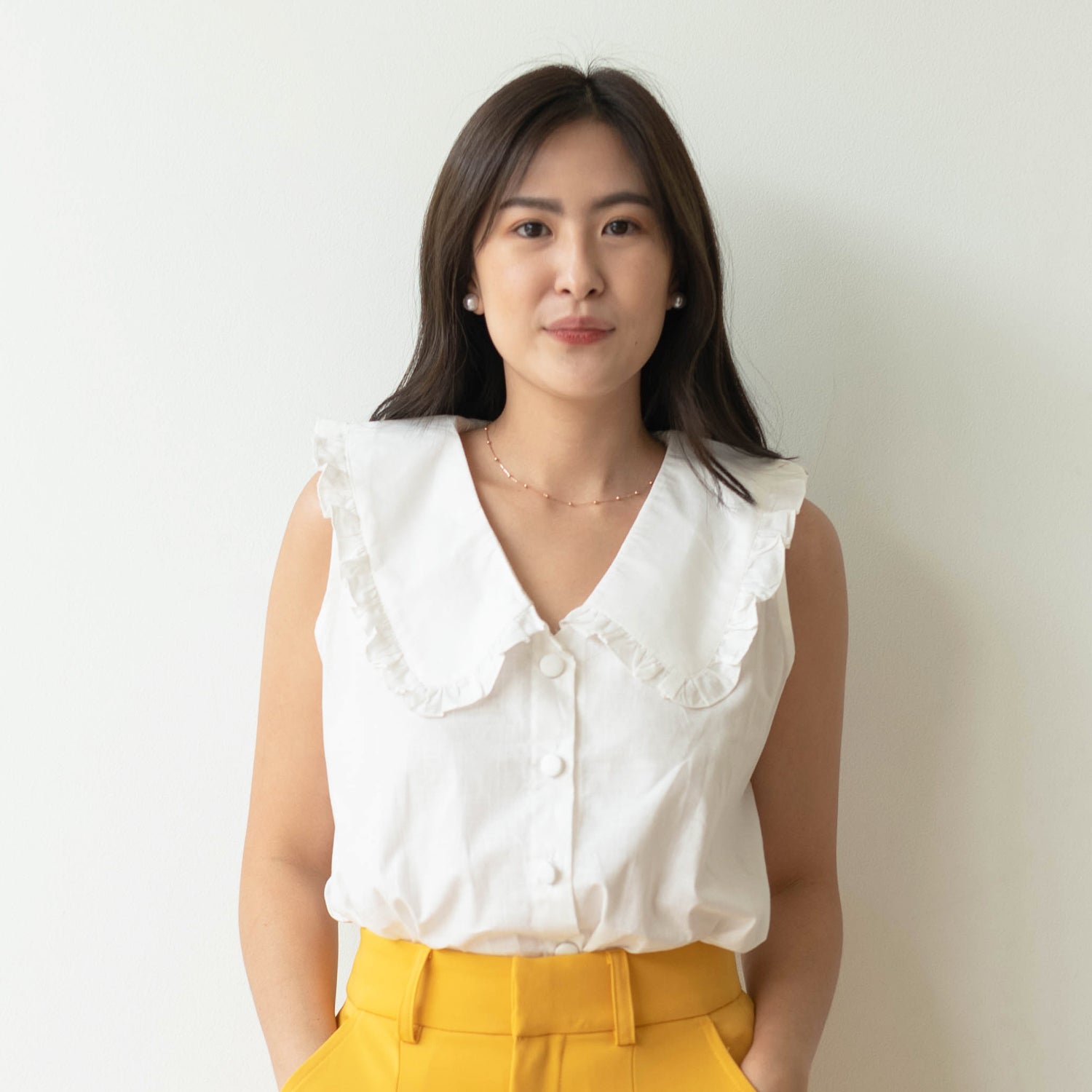Lolliestory Caiden Collar Crop Top