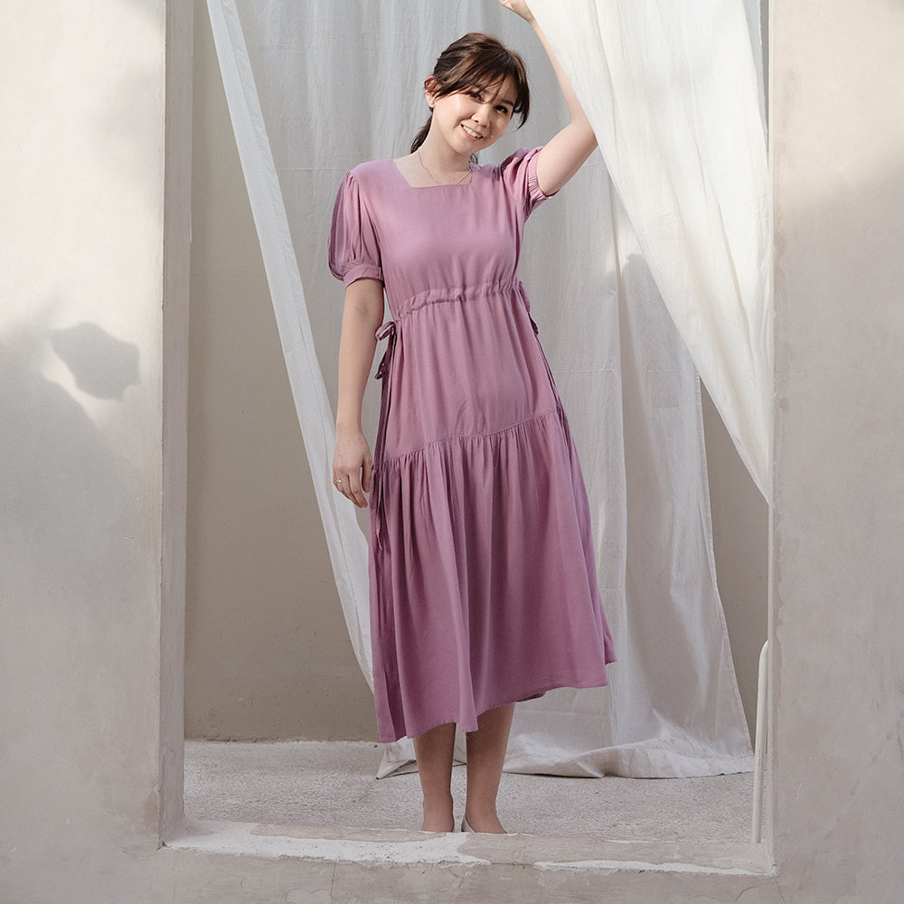 Lolliestory Hana Cotton Midi Dress - Lolliestory