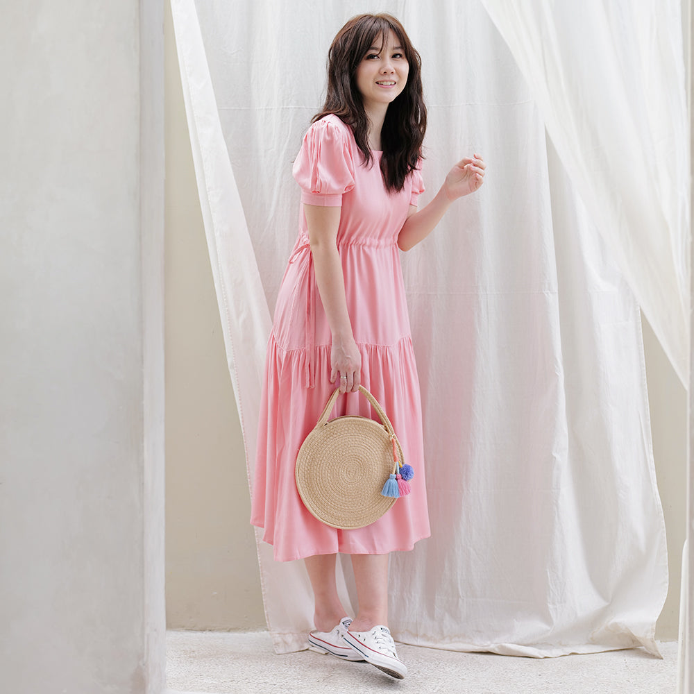 Lolliestory Hana Cotton Midi Dress - Lolliestory