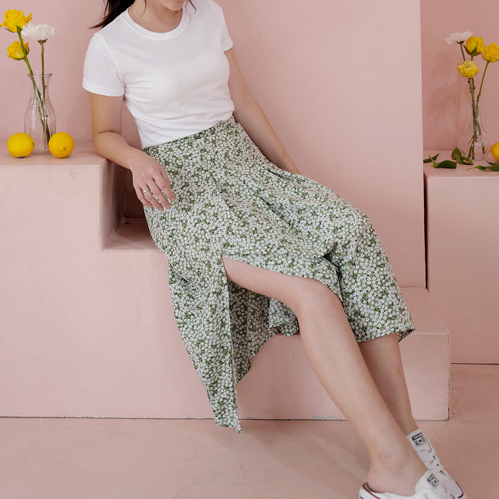 Hyorin Korean Midi Skirt - Lolliestory