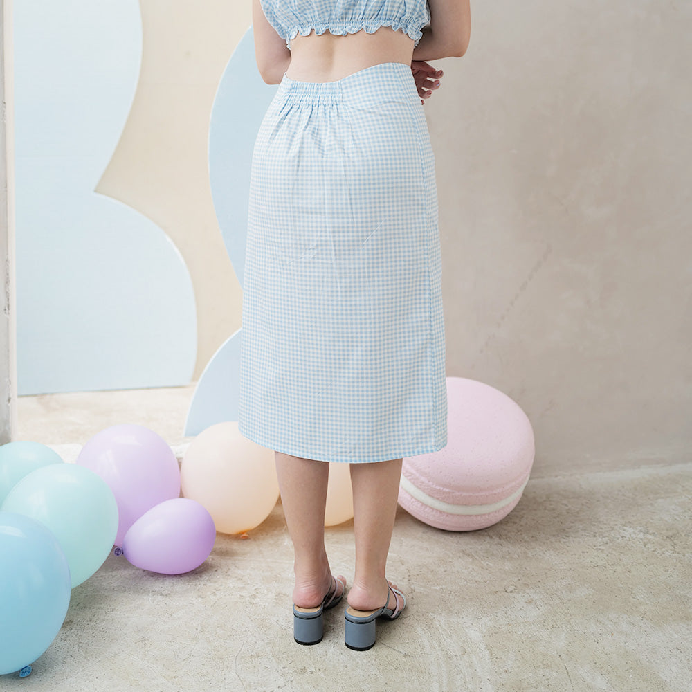 Lolliestory Isyana Cotton Midi Skirt - Lolliestory