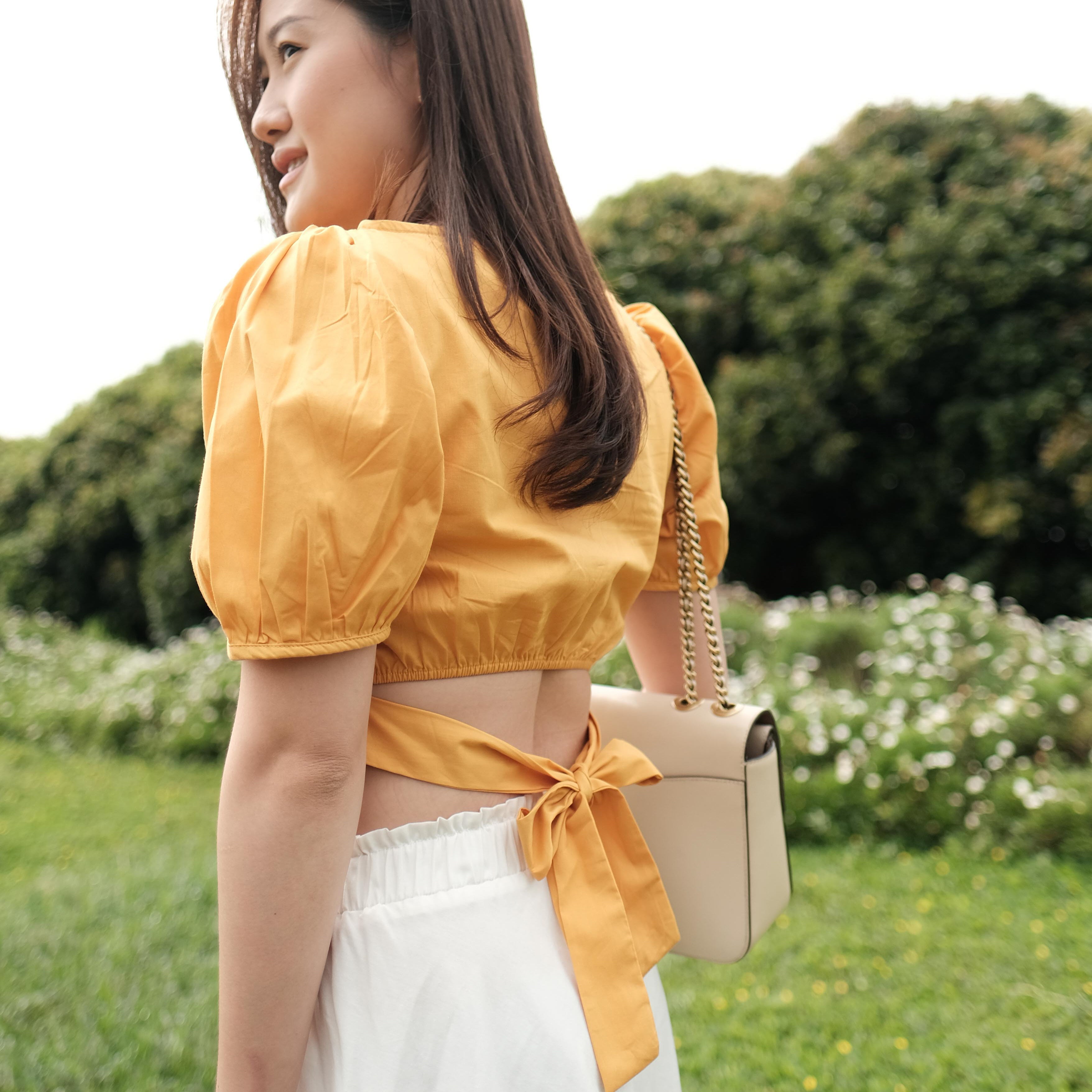 Lolliestory Celia Bow Crop Top