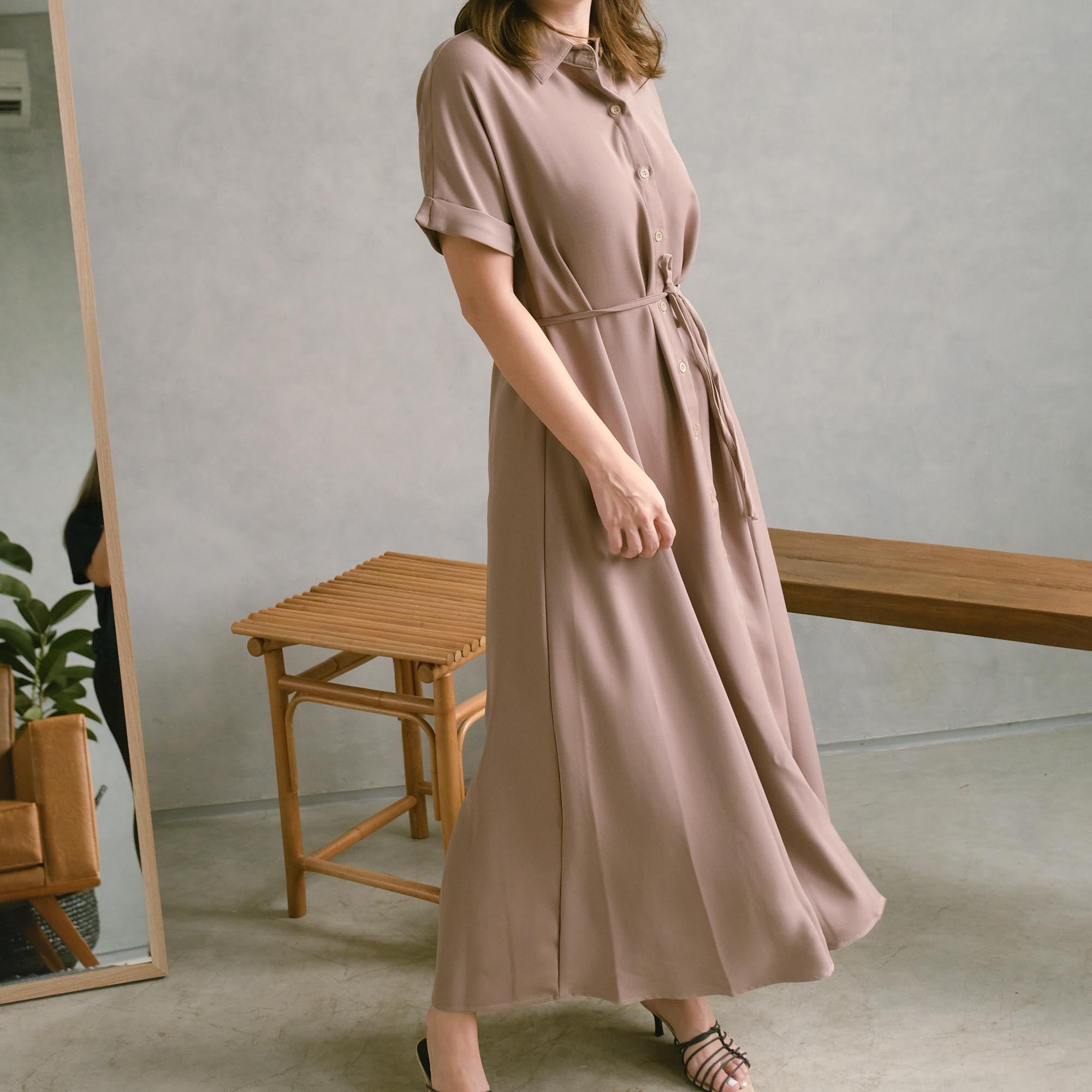 Lolliestory Kelsy Simple Long Dress - Lolliestory